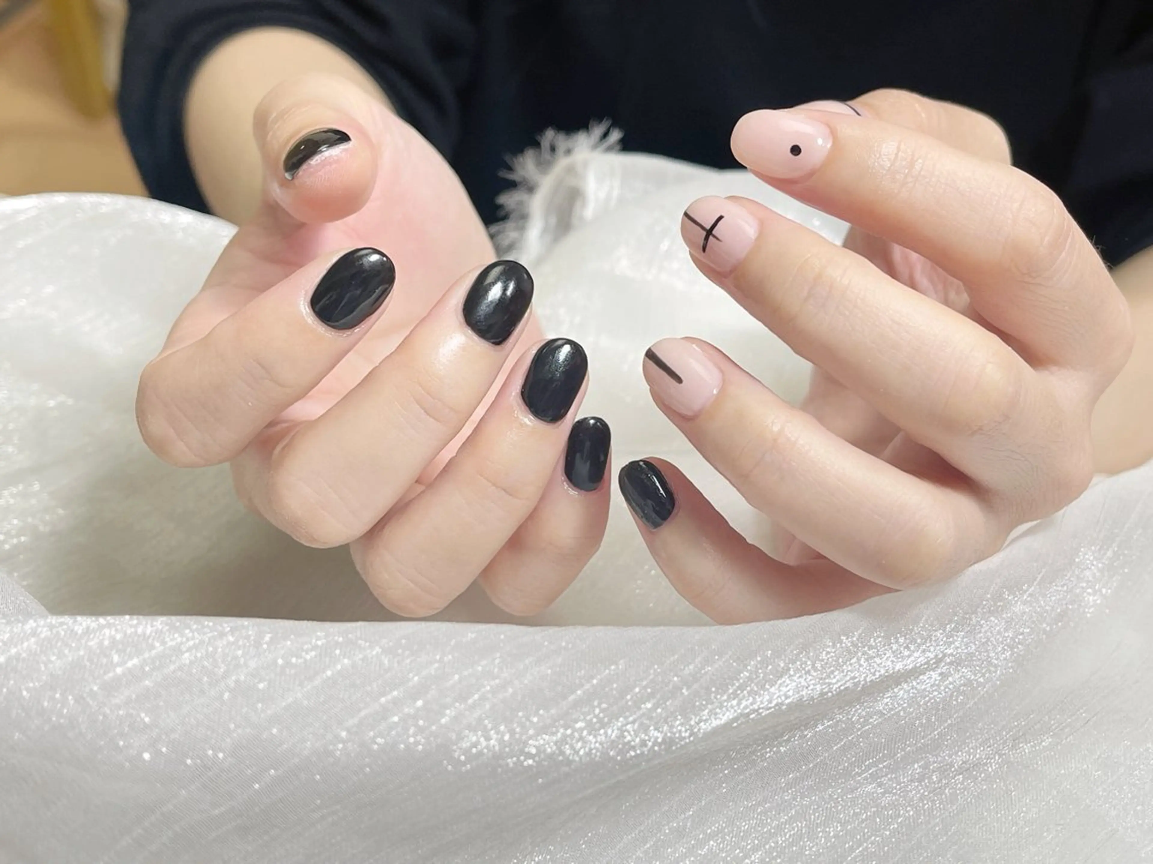 ネイル ハンドネイル 🎀ネイルサロン エクラYUI🎀のネイルデザイン