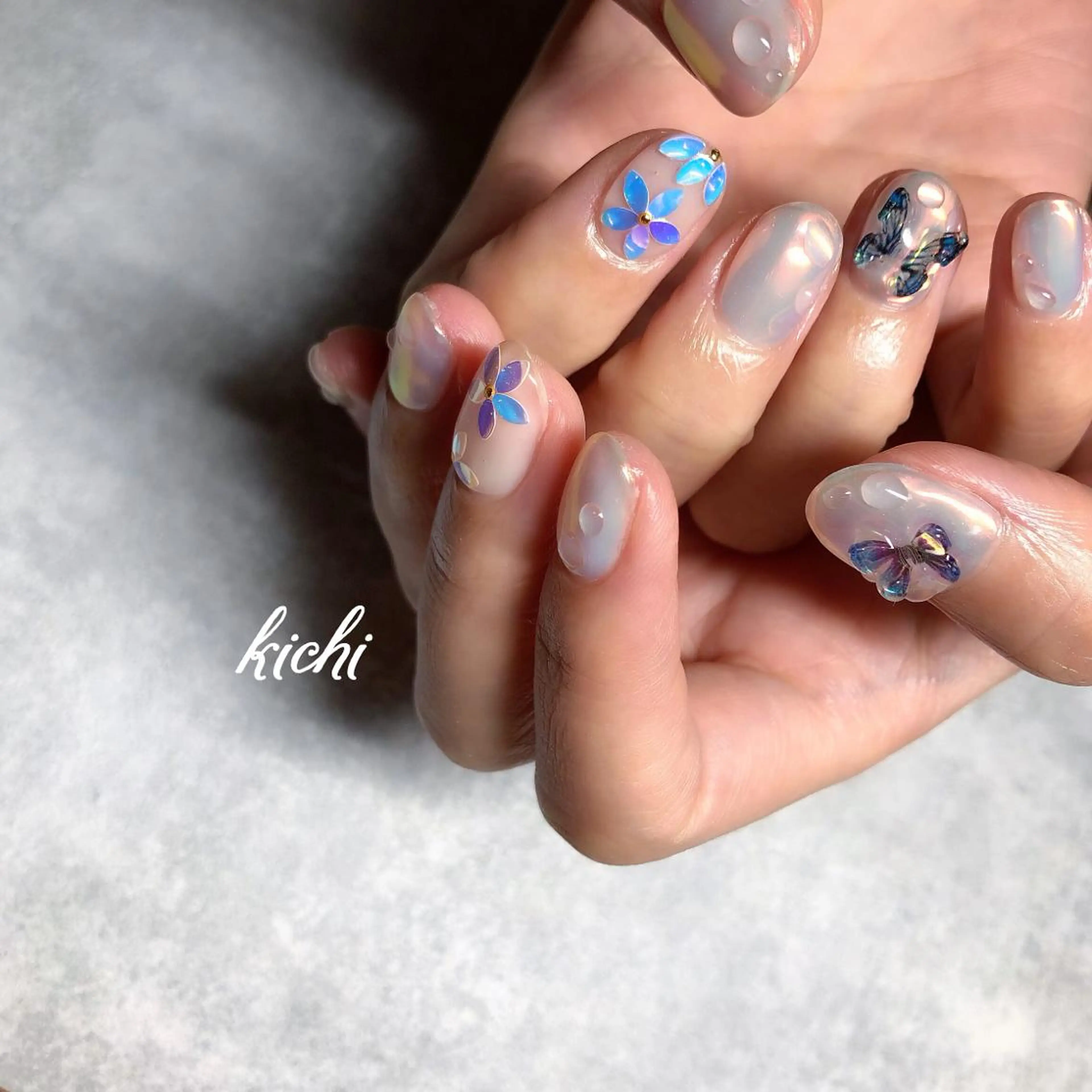 ネイル kichi･: *のネイルデザイン