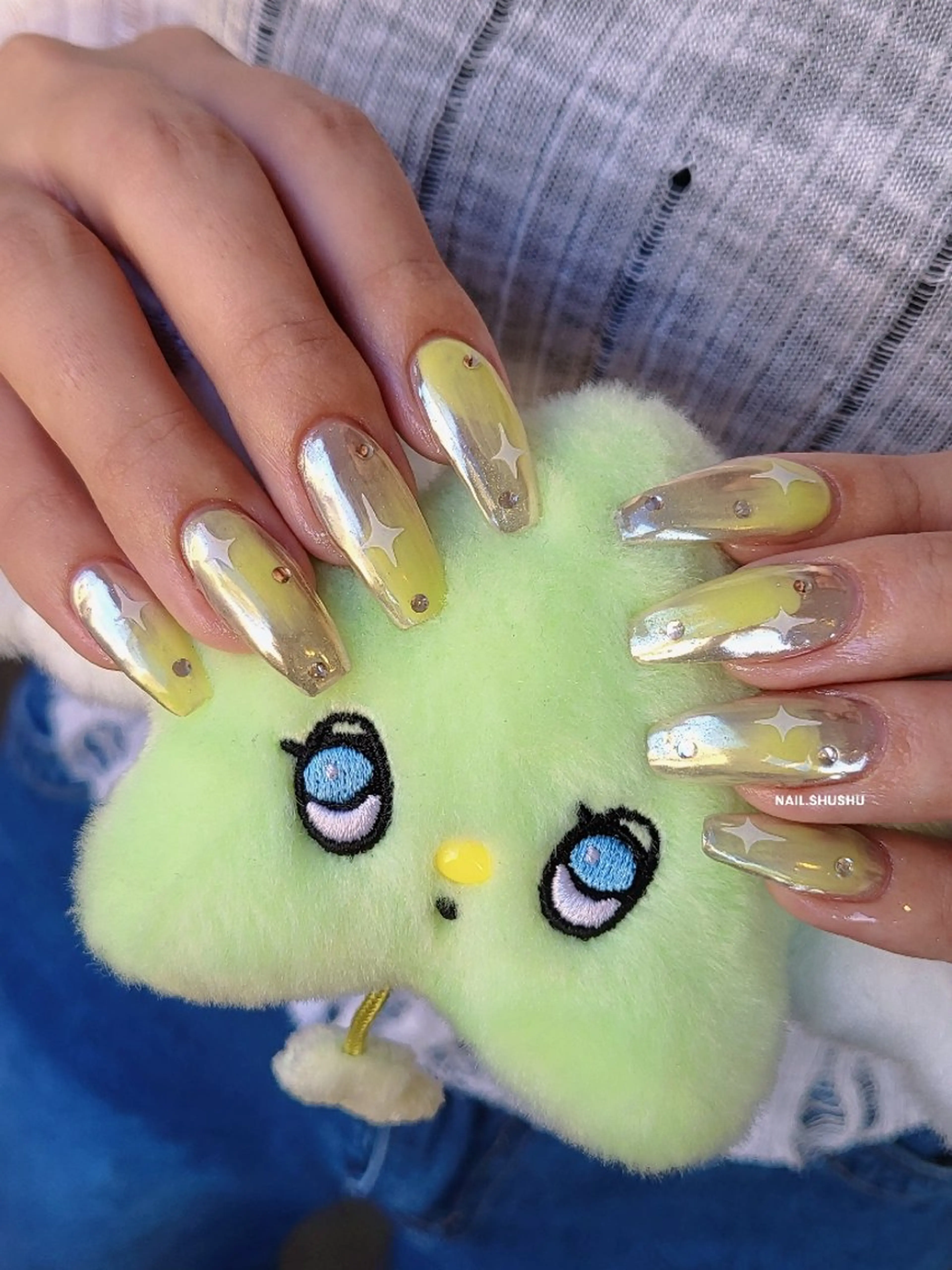ネイル 3dパーツ/流行り 👧shushu❤️のネイルデザイン