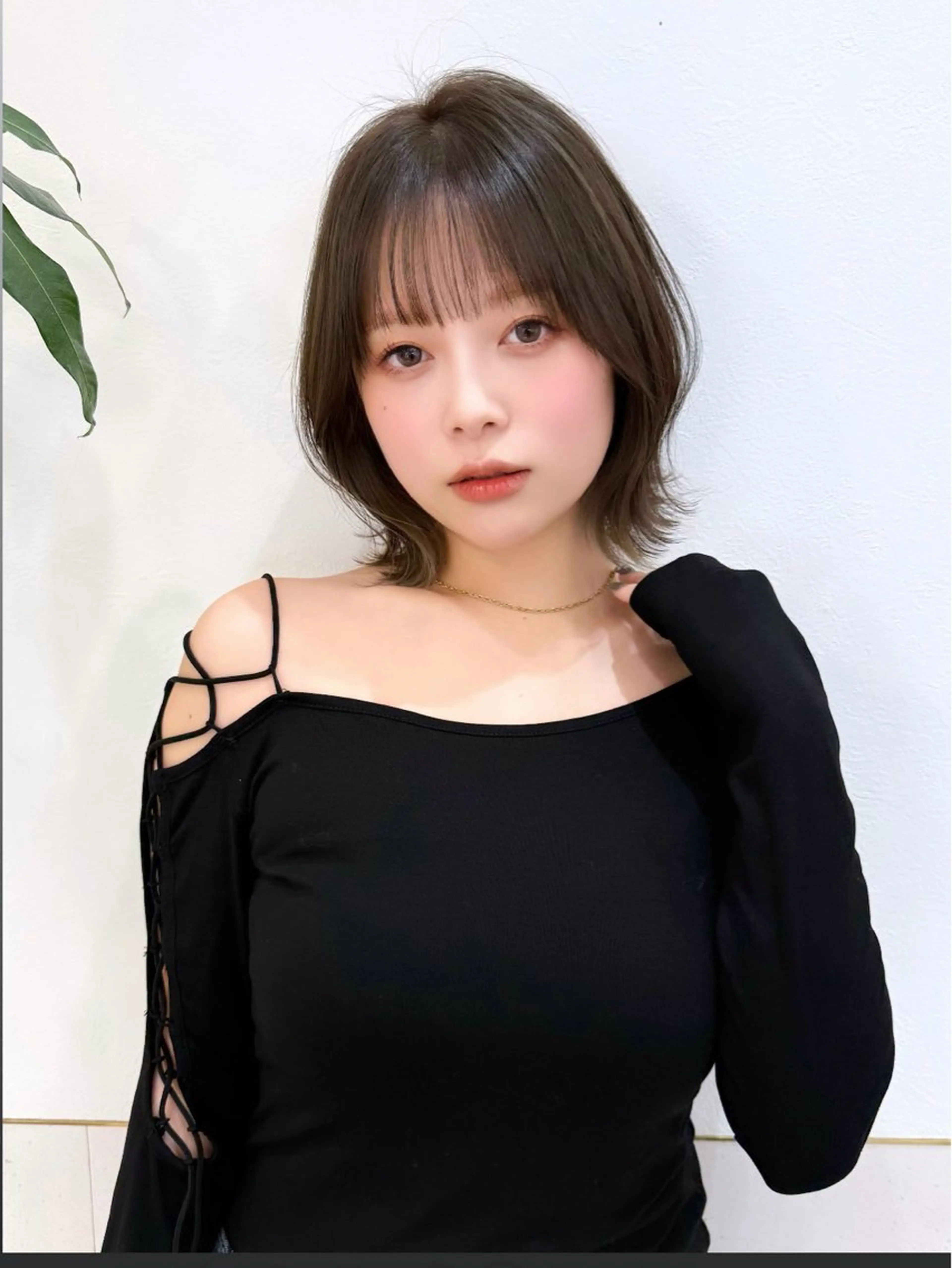 ショート ボブ くびれヘア 新宿/韓国ヘア kurea🎀のヘアスタイル