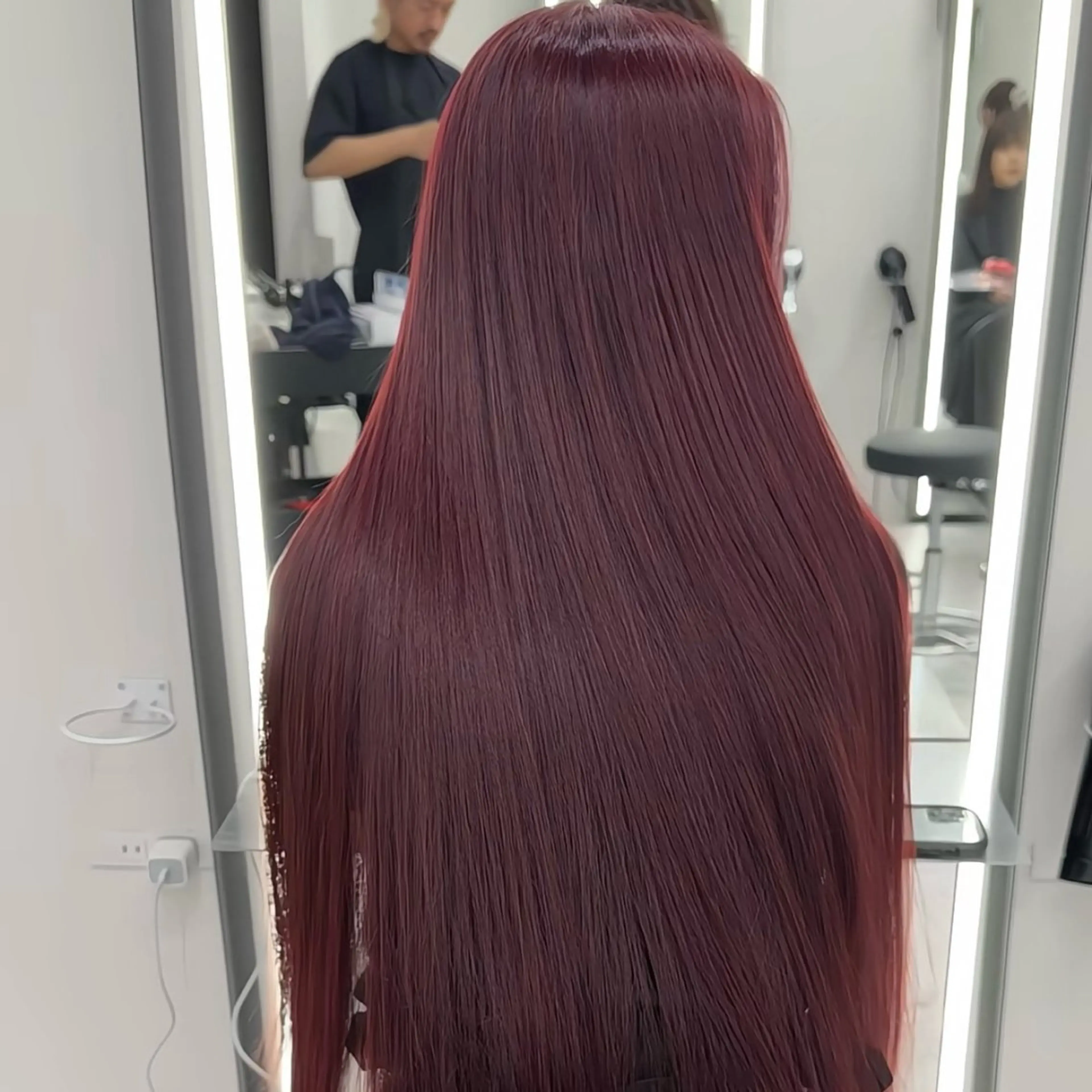 ロング 渡辺 杏斗龍のヘアスタイル