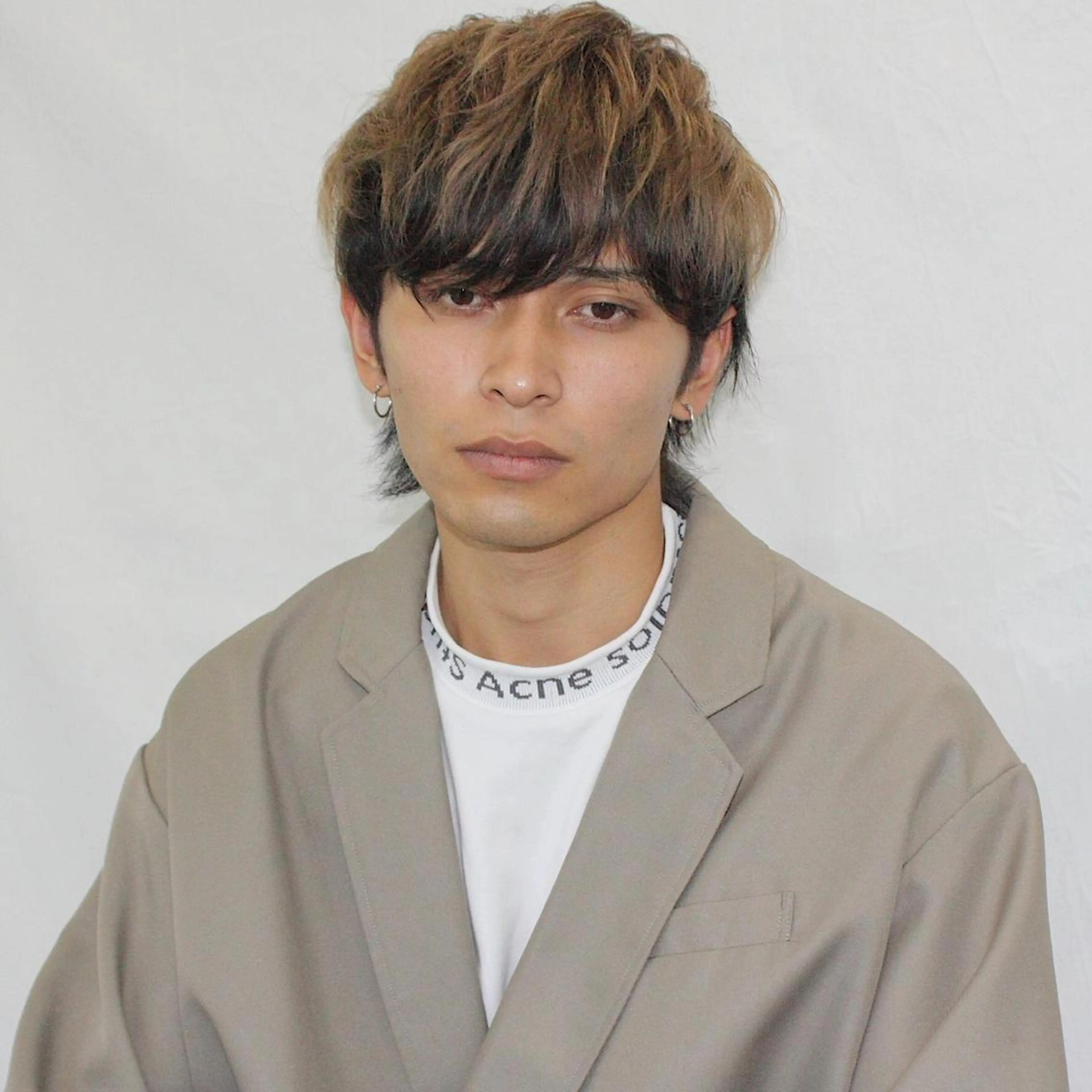 カラー メンズ メンズインナーカラー インナーカラー パーマ/パーマ落とし 【Kouta】のヘアスタイル