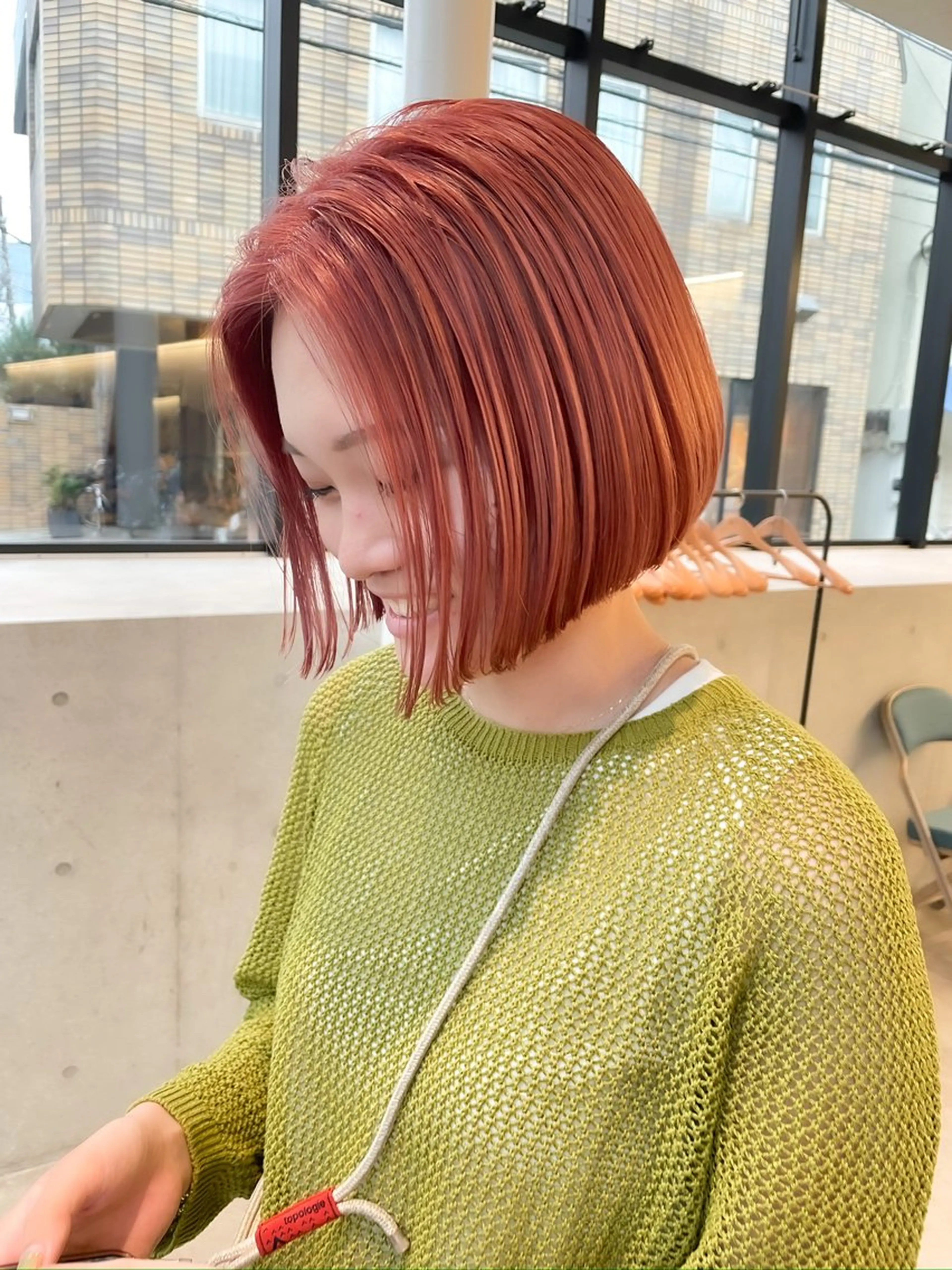 ショート カラー ヘアアレンジ ミニボブ/ブリーチ 🌈MISATOのヘアスタイル