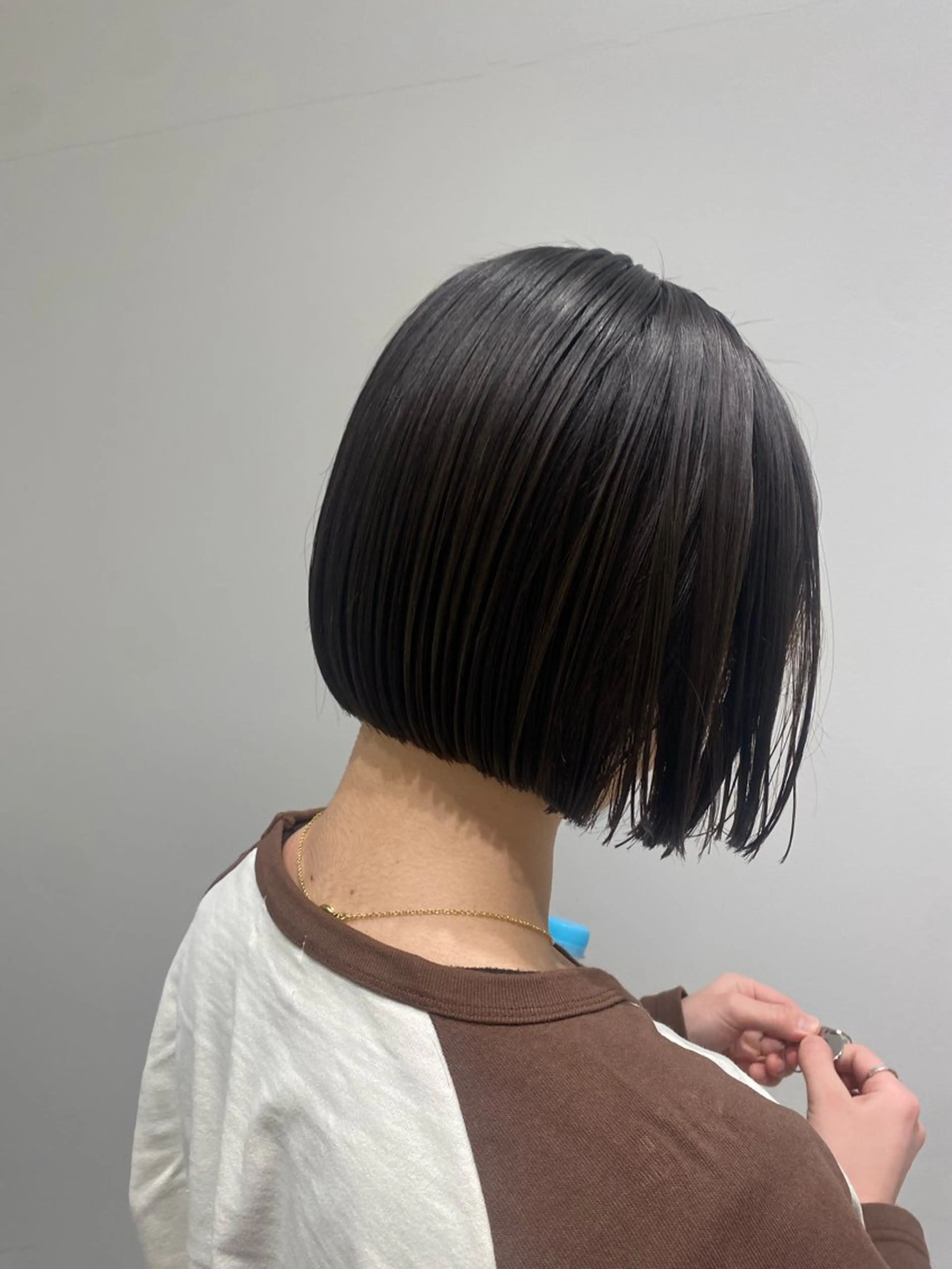 ショート カラー ボブ カット mina🪐立川駅/ 無料ショートカットのヘアスタイル