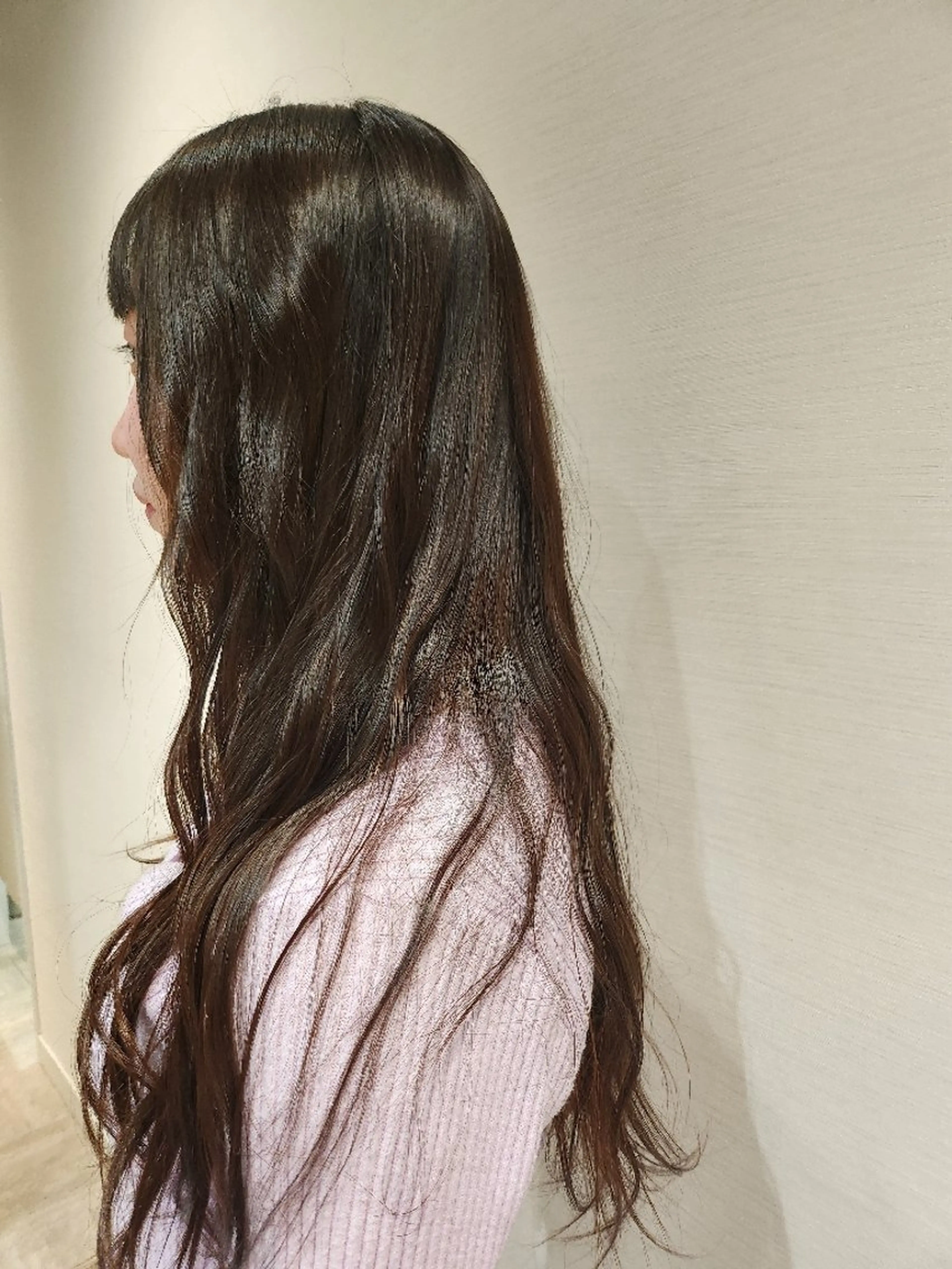 ロング カット カラー/髪質改善/ カット/にこるのヘアスタイル