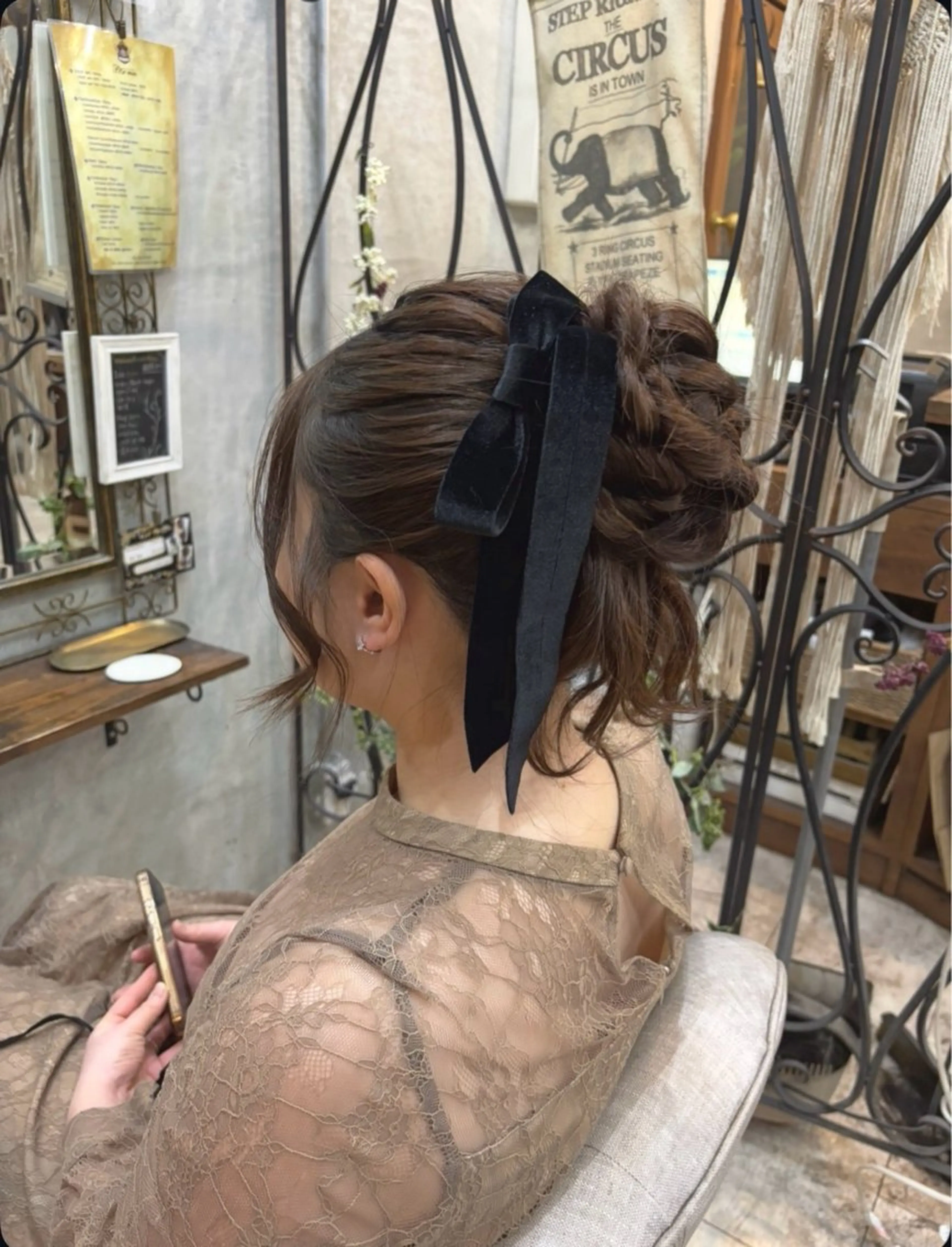 ロング ヘアアレンジ ヘアセット 中村 優花のヘアスタイル