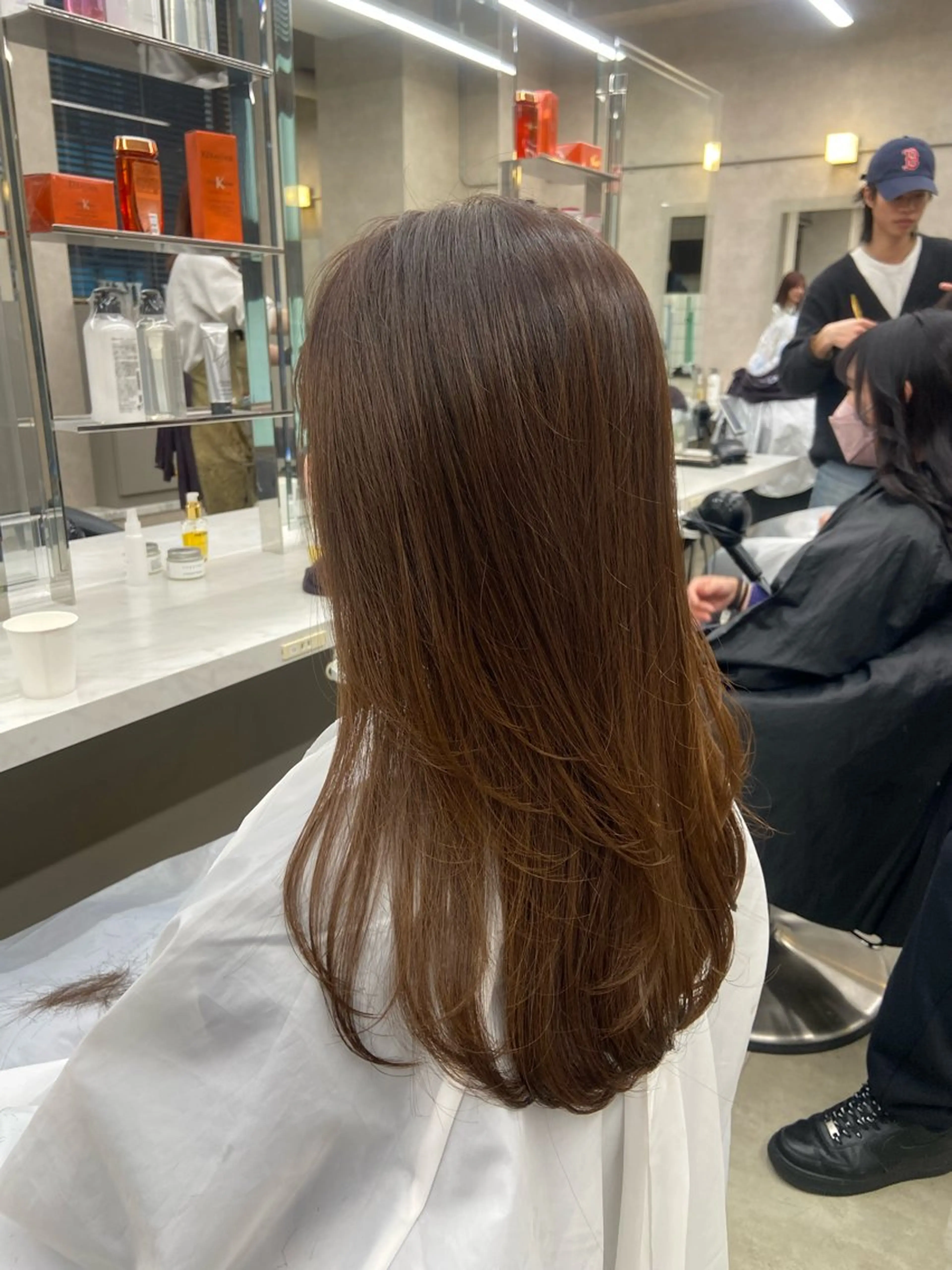 ミディアム カラー ヘアアレンジ Over hair_ misakiのヘアスタイル