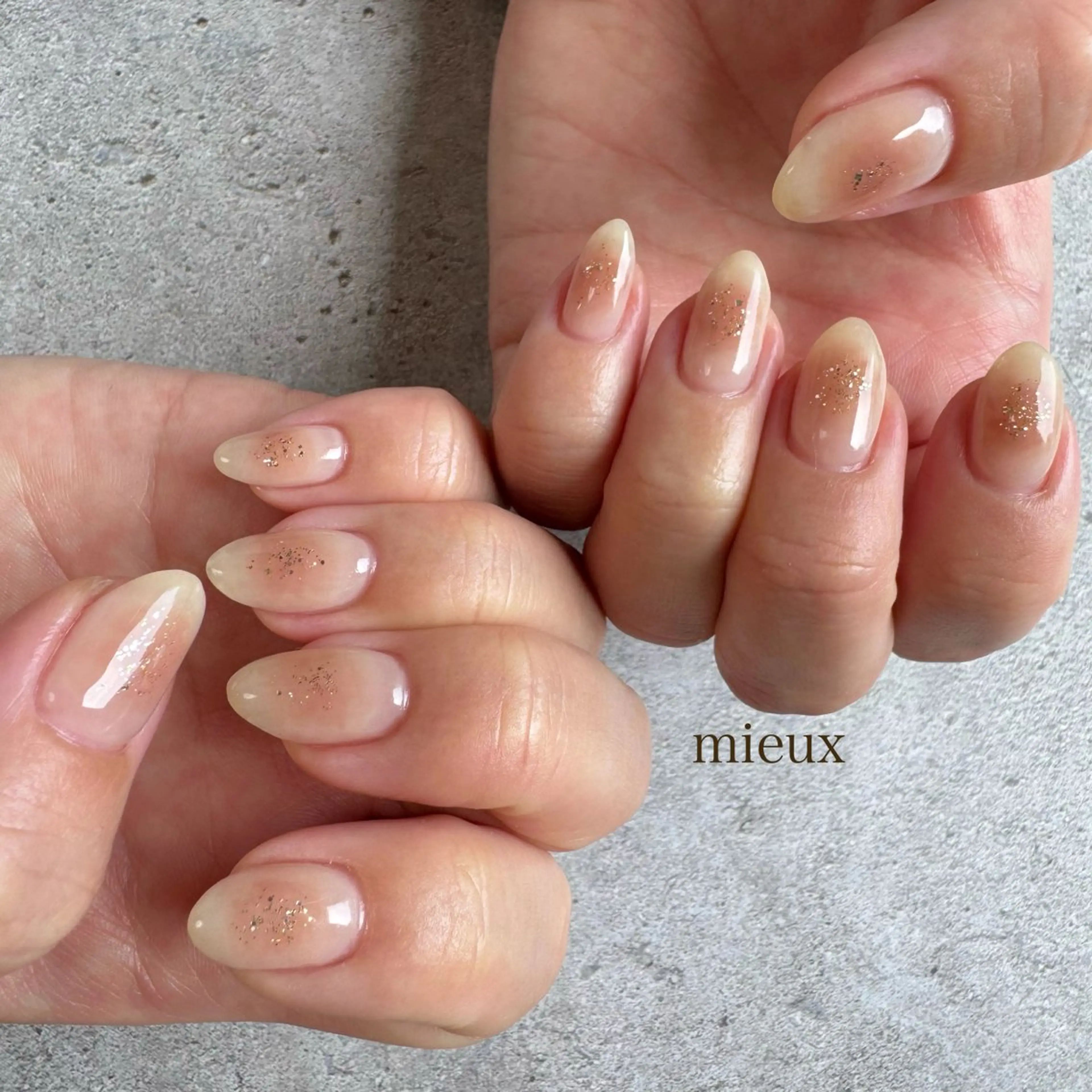 ネイル ハンドネイル フットネイル nail salon mieux(ミュー)のマツエク・マツパデザイン