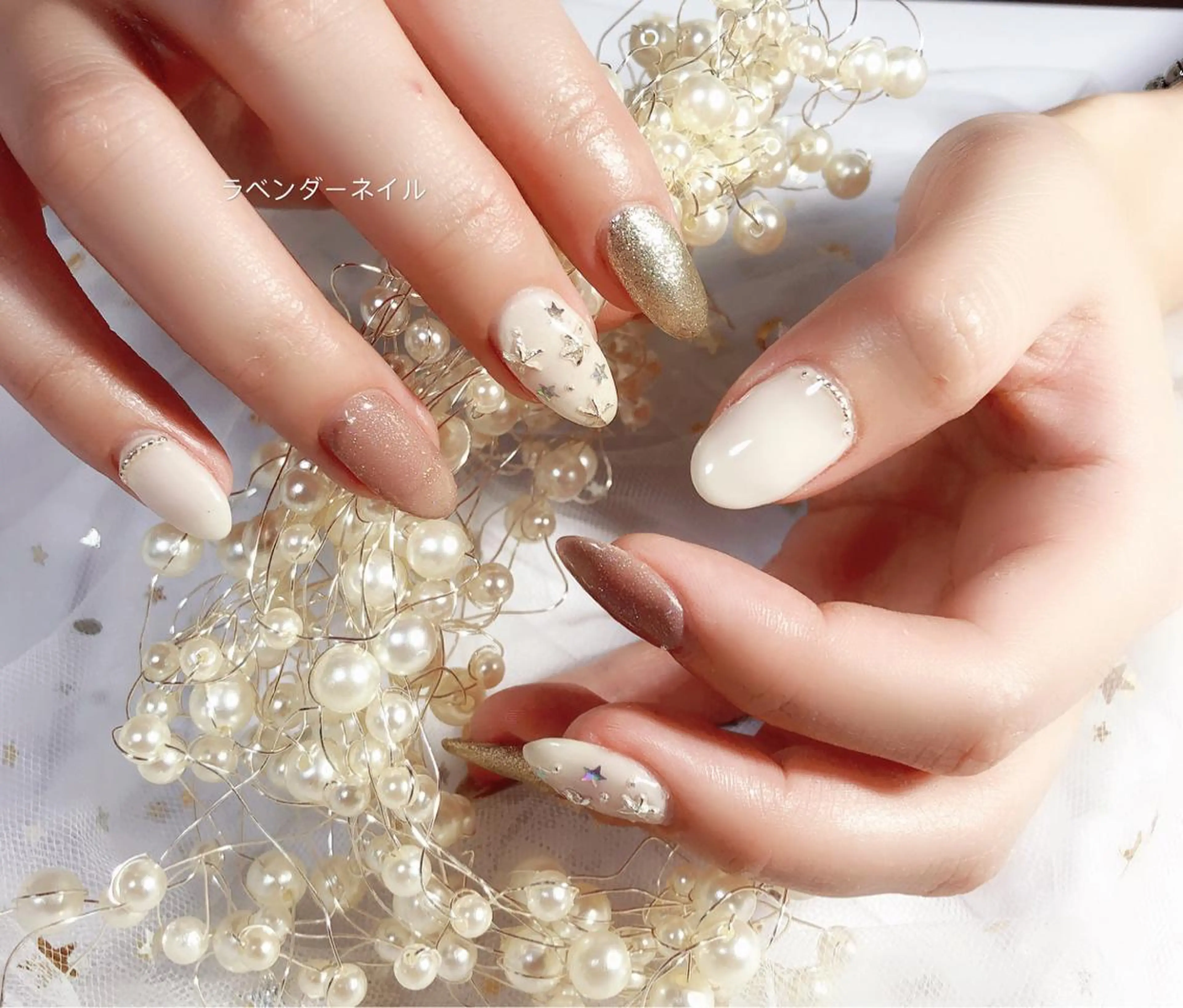 ネイル ラベンダー💖日暮里 ルル💖ネイルのネイルデザイン