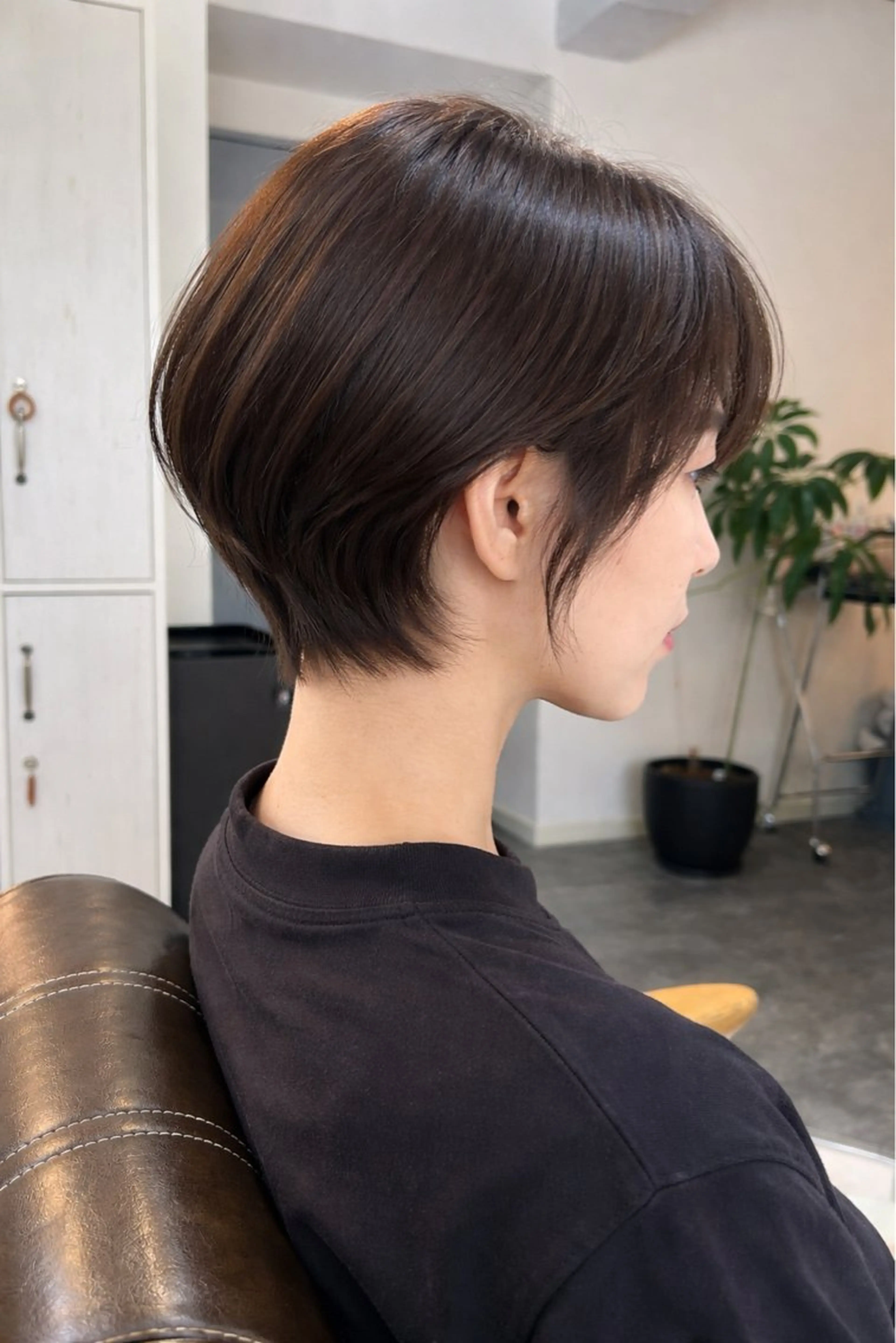 ショート くびれヘア ショートヘア カット ヘッドスパ ショート/韓国ヘア 押本恵一のヘアスタイル