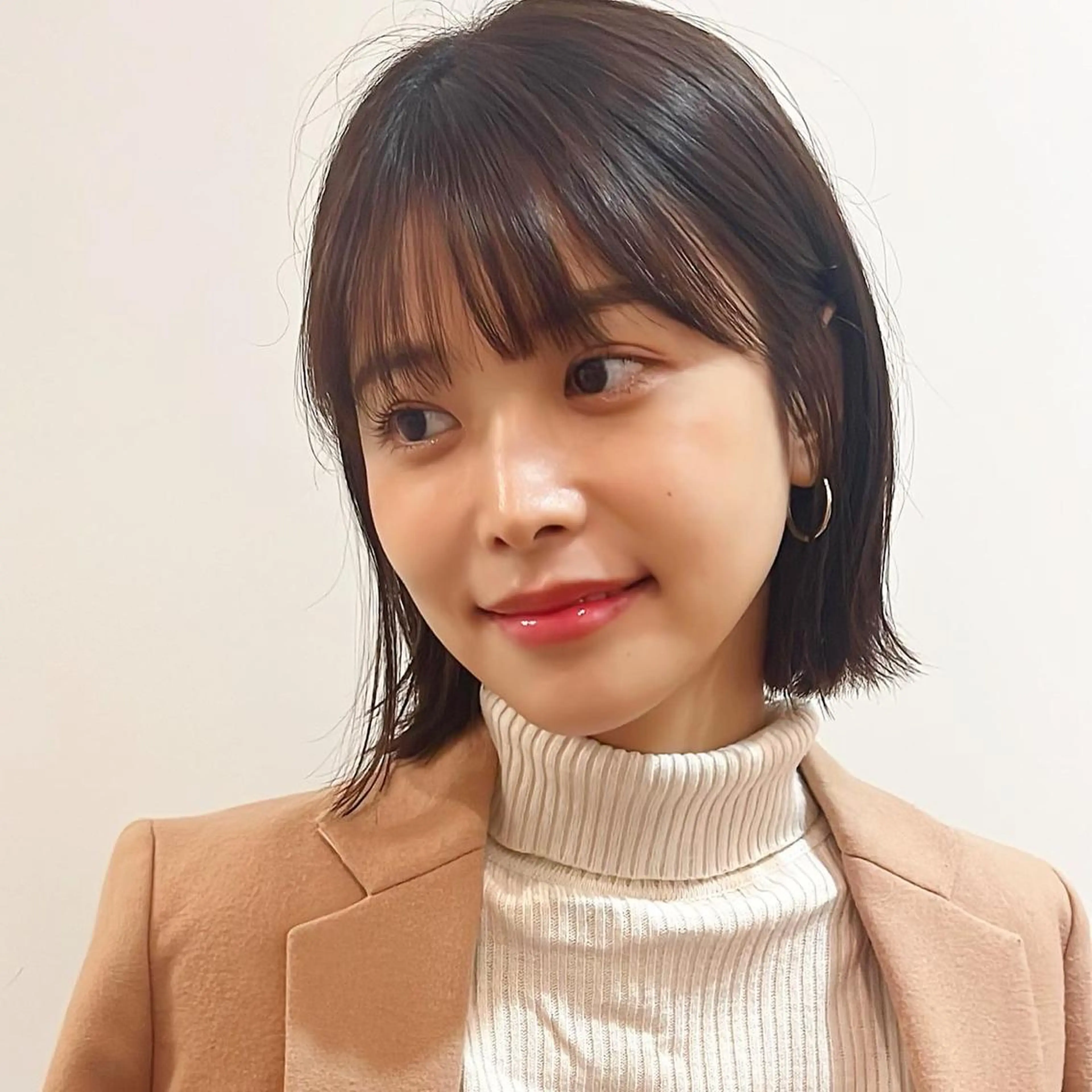 ミディアム カラー 🌱小顔ヘア/ボブ ミディアム/双葉🌱のヘアスタイル