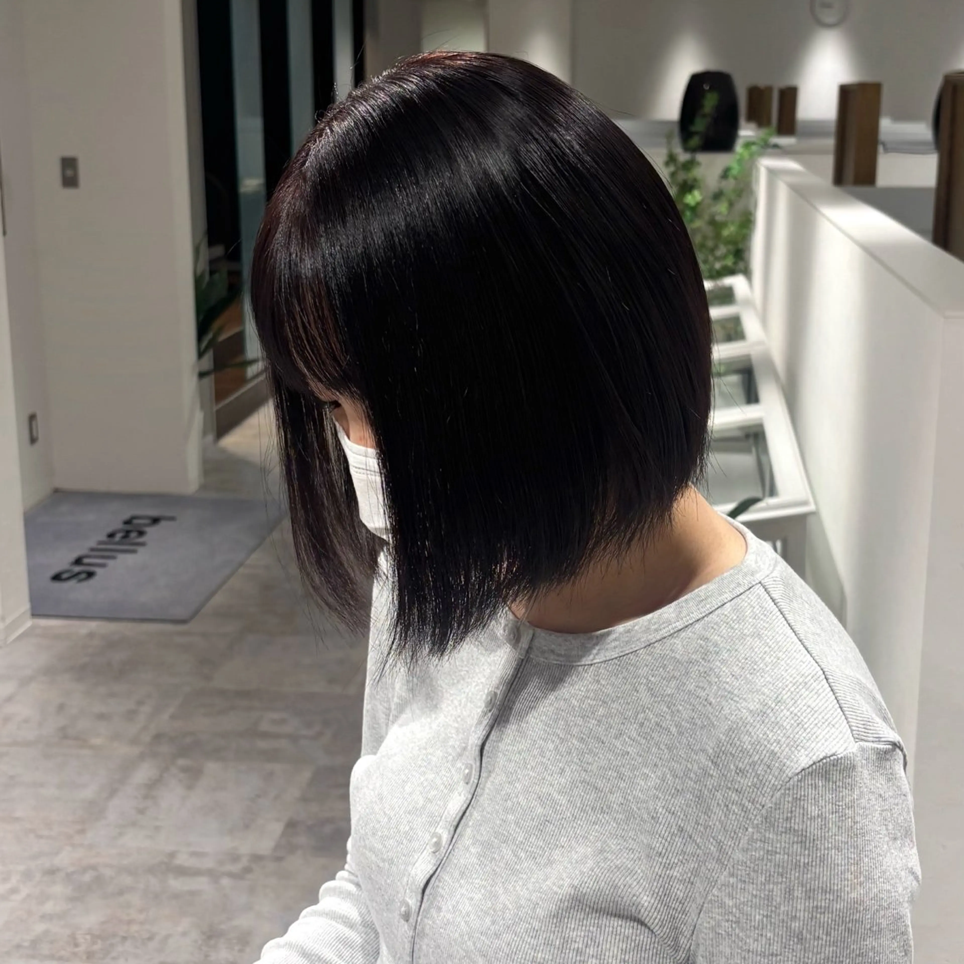 ショート カラー ボブ 田名部 愛乙のヘアスタイル