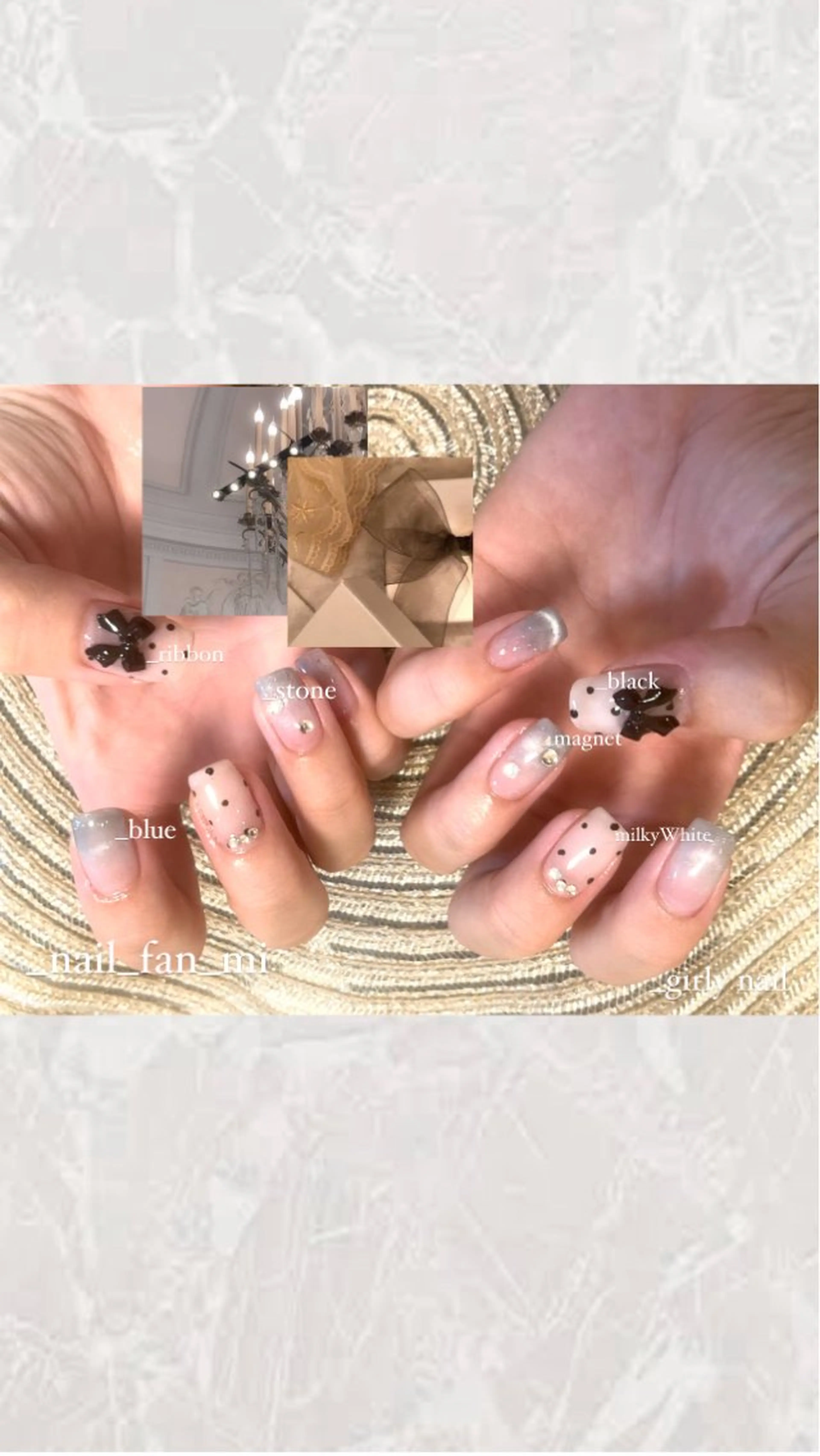 ネイル ハンドネイル フットネイル 斎藤 桃華のネイルデザイン