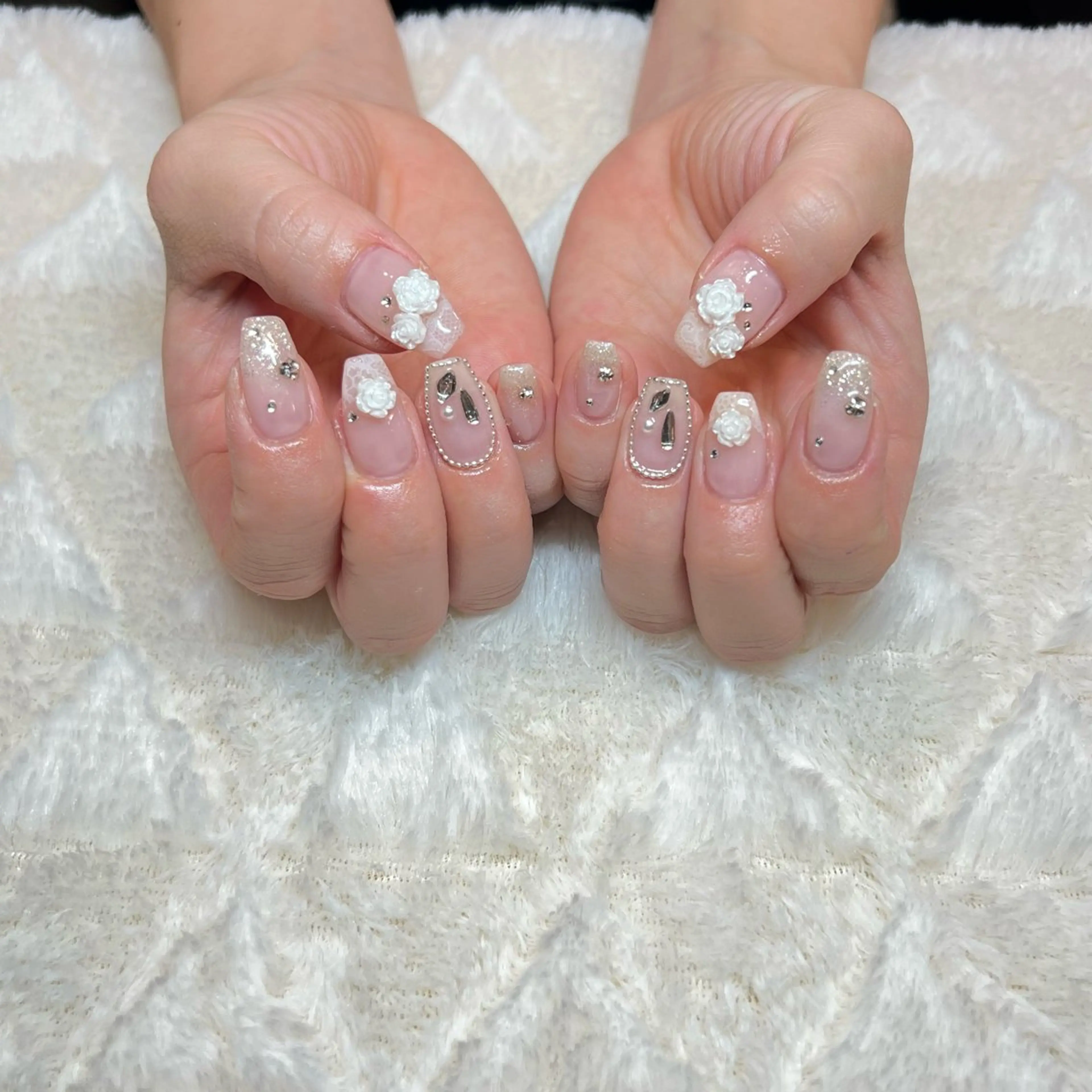 ネイル ハンドネイル 韓国🩶Y2Kネイル 💫くれはのネイルデザイン