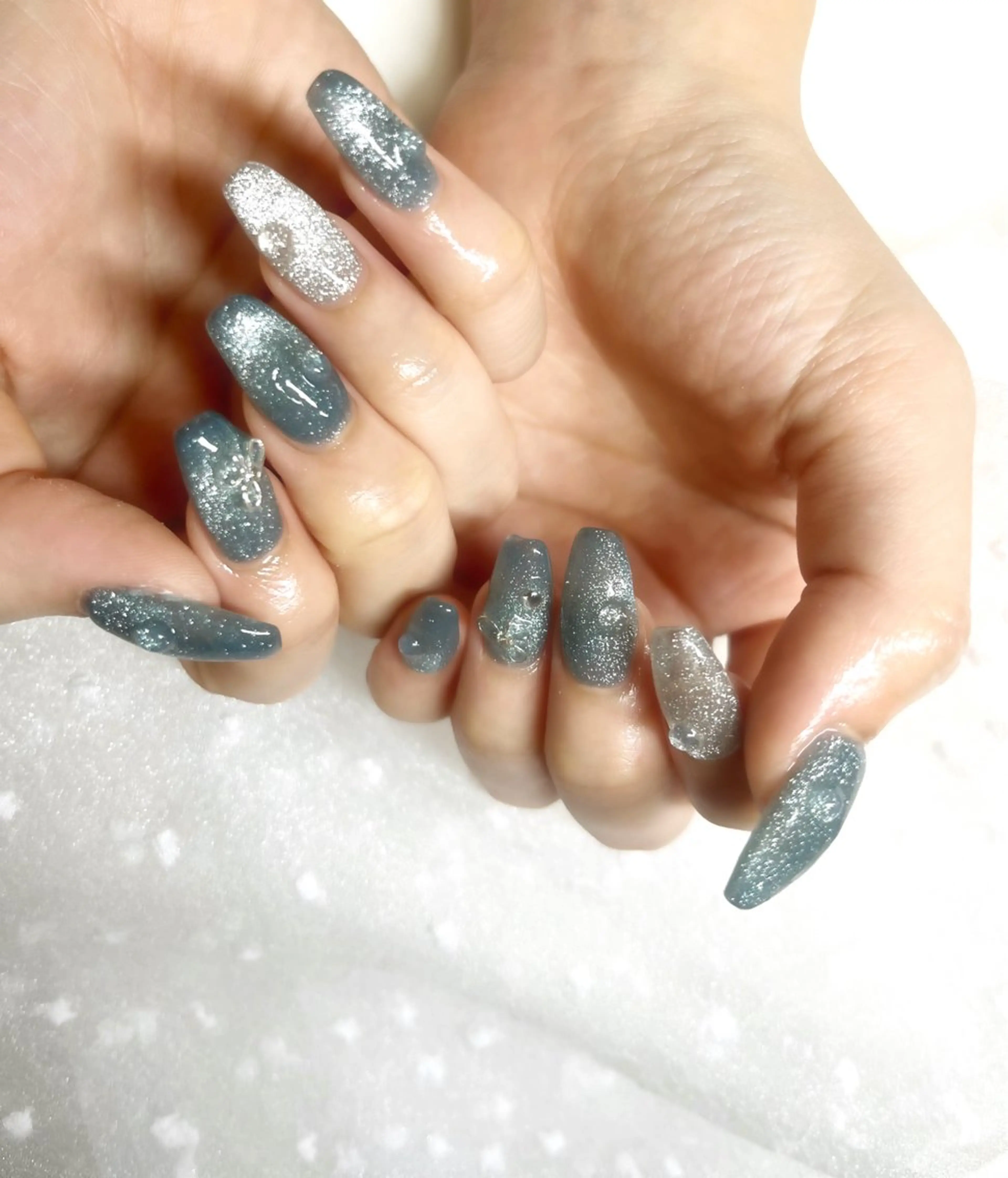 ネイル 長さ出し スカルプネイル plaisir プレジールネイルのネイルデザイン