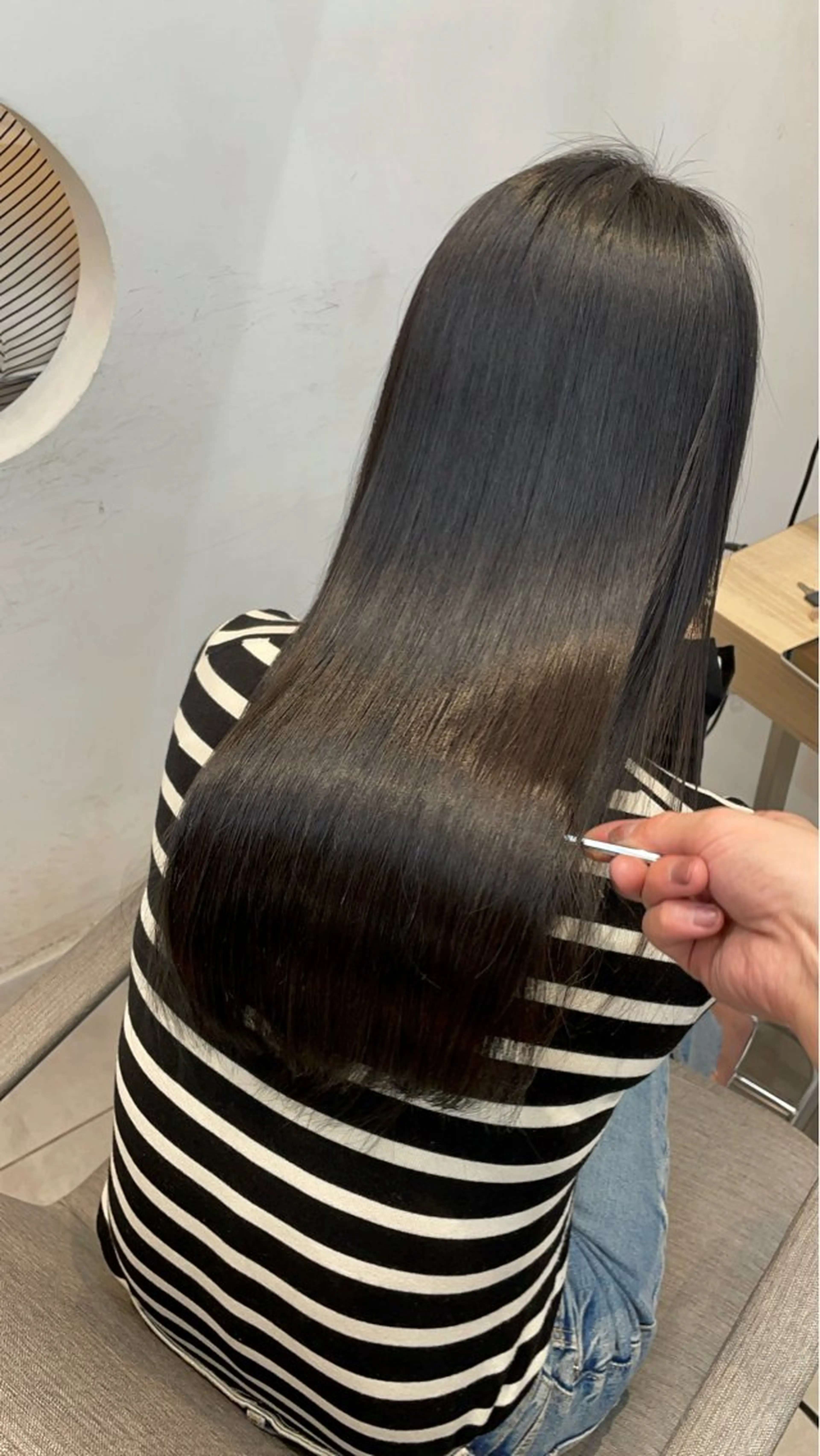 ロング カラー パーマ 髪質改善 ヘアカラー 縮毛矯正 トリートメント ✨髪質改善✨美髪 矯正🫧小泉のヘアスタイル