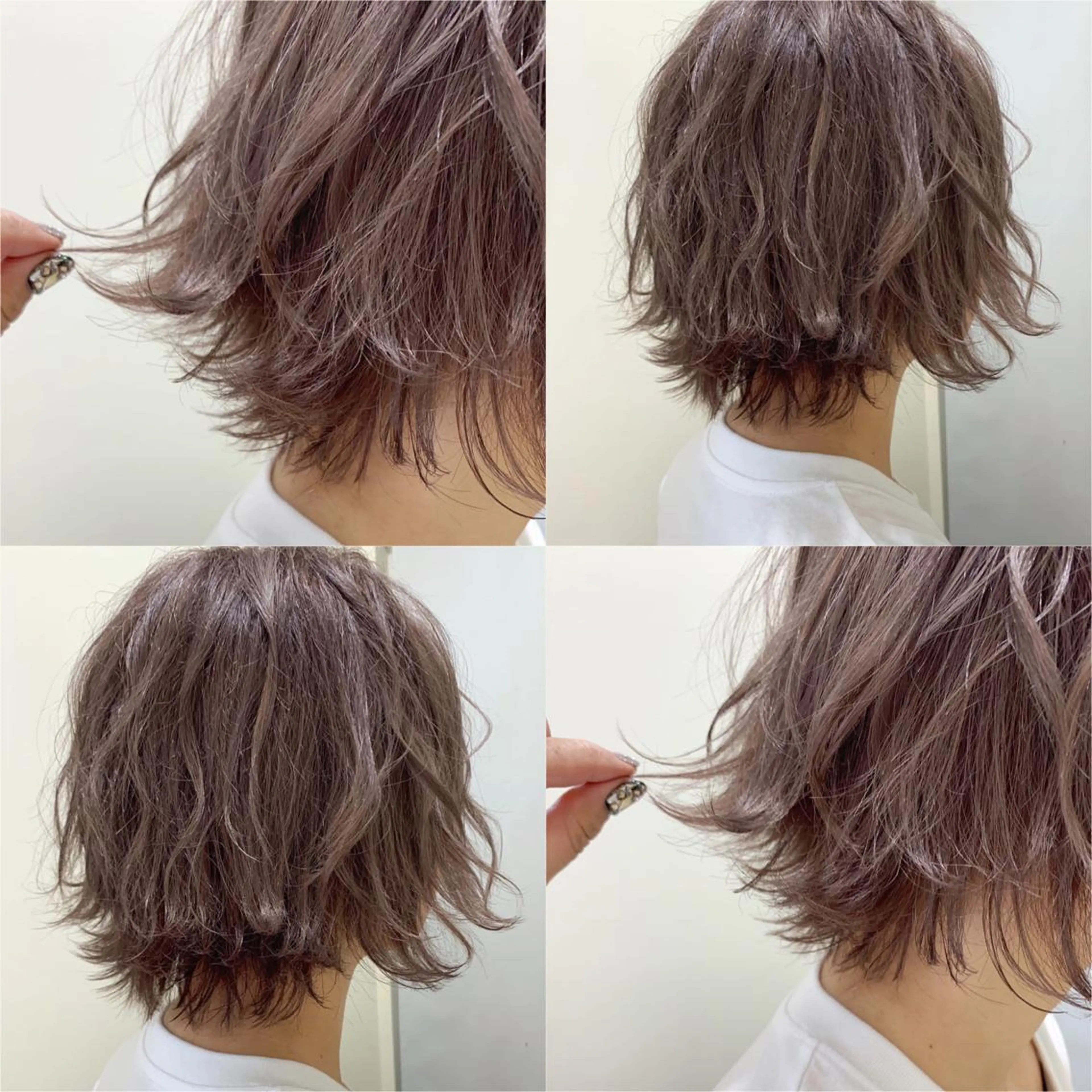 ショート カラー パーマ ヘアアレンジ メンズ キッズ ネイル マツエク・マツパ 代表🎀 ふわモテ愛 され髪🩷yumiのヘアスタイル