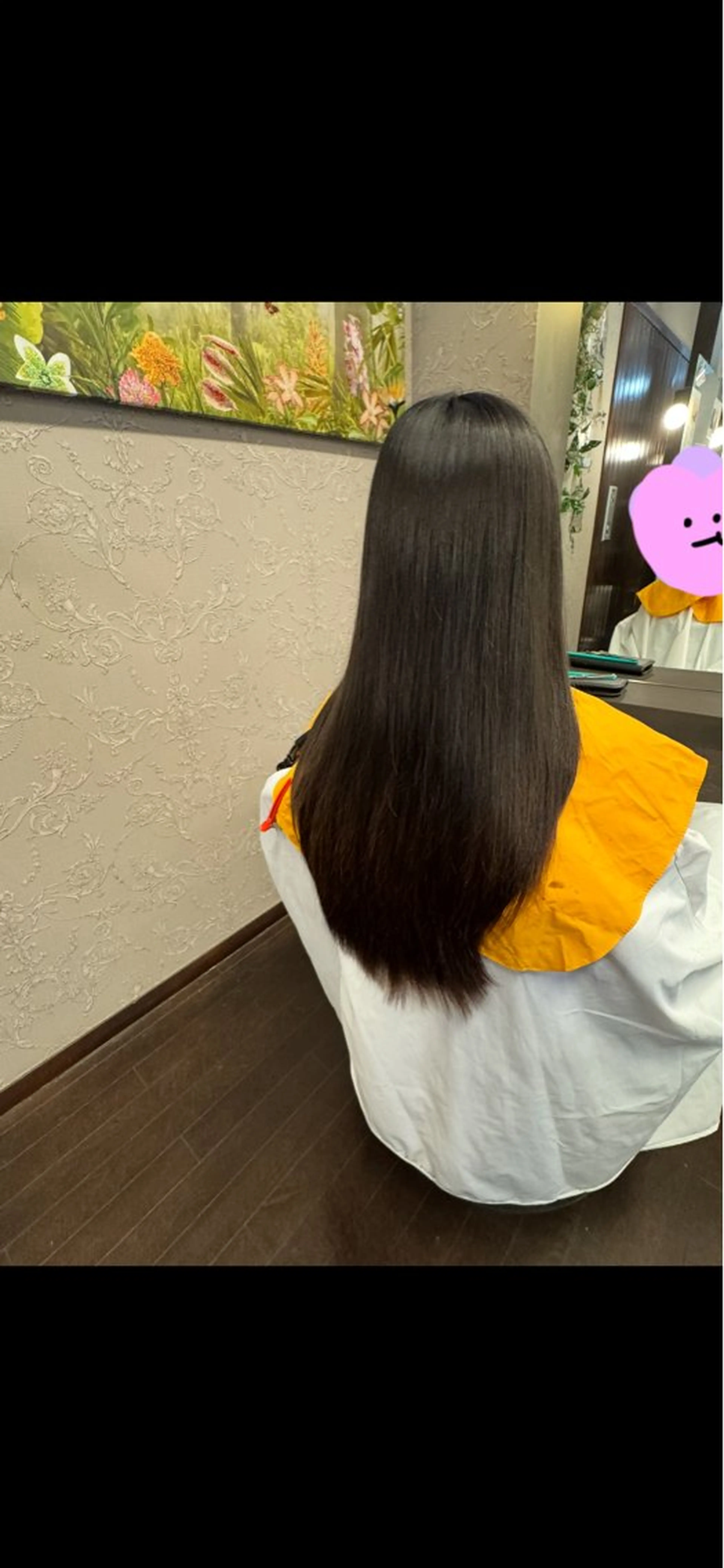 ロング ふくもと ゆうこのヘアスタイル