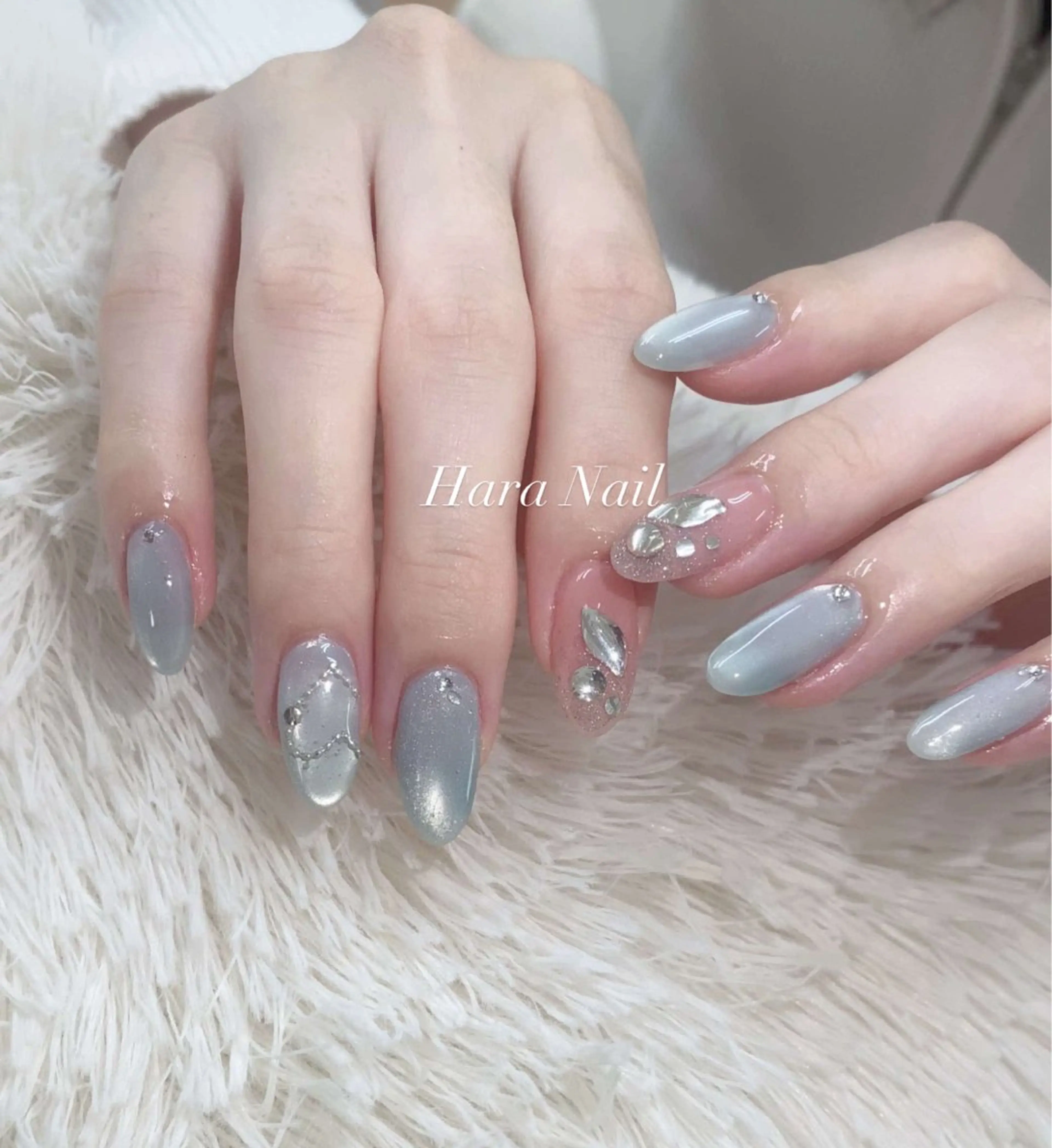 ネイル ジェルネイル 持ち込み パラジェル ハンドネイル ハンドケア Hara Nail 【パラジェル使用】のネイルデザイン