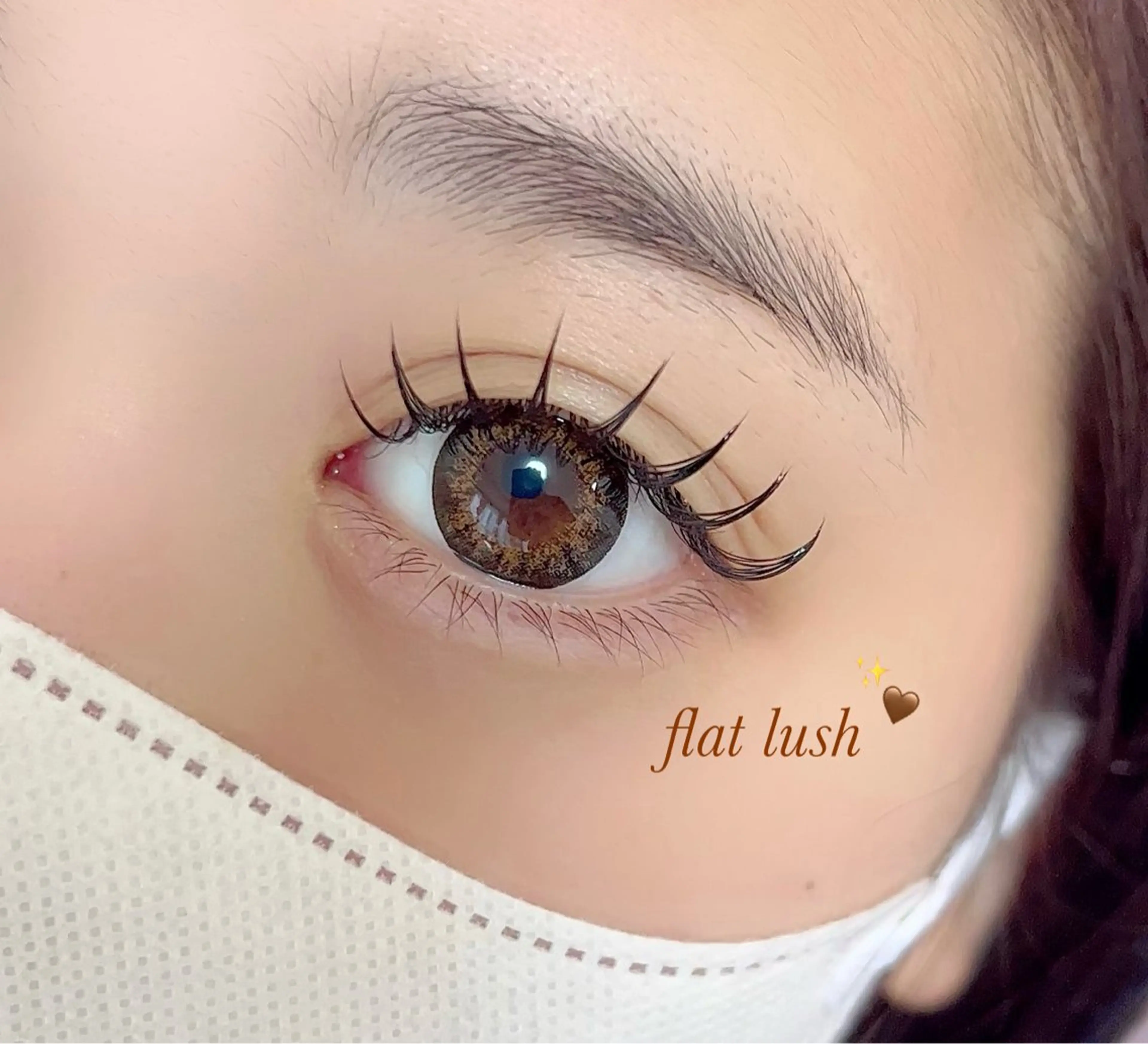 マツエク・マツパ マツエク 【那覇/束感まつ毛 /LED】ｷｬﾒﾙのマツエク・マツパデザイン