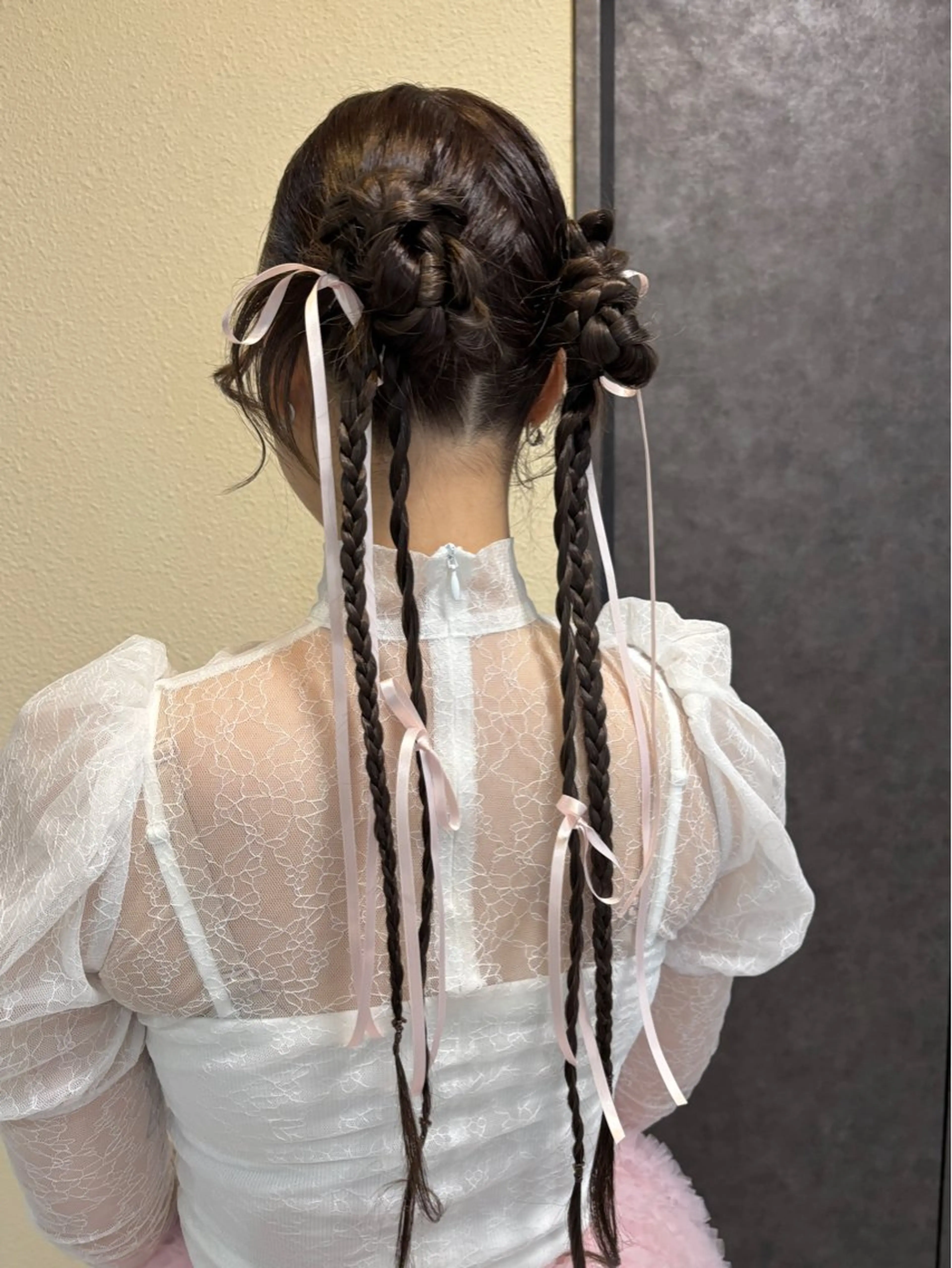 ヘアアレンジ ヘアセット Mila hinaのヘアスタイル