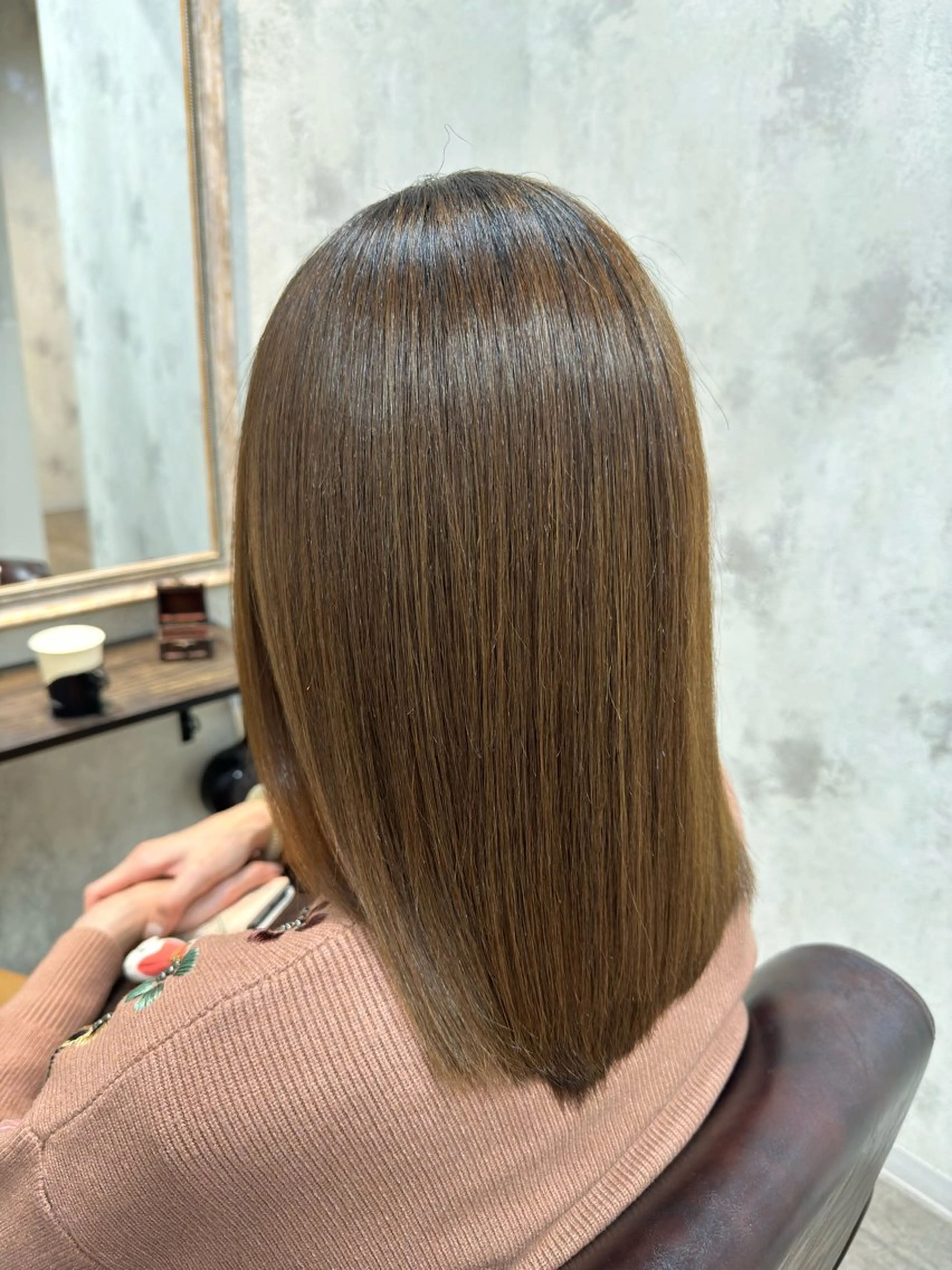 ミディアム 美髪矯正 selyaのヘアスタイル