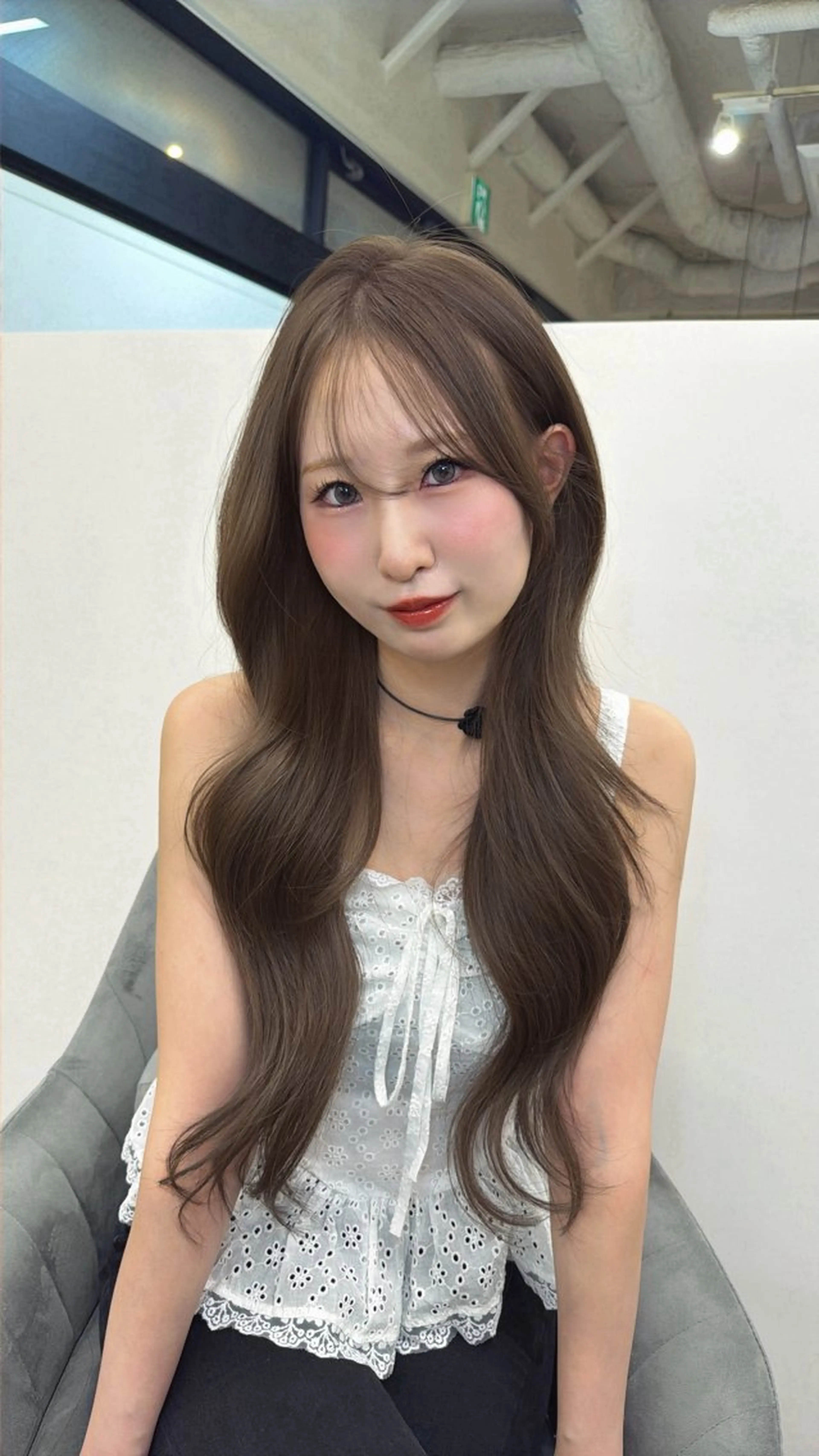 ロング カット ヘアカラー トリートメント レイヤーカット/ 艶カラー/山内一暉のヘアスタイル