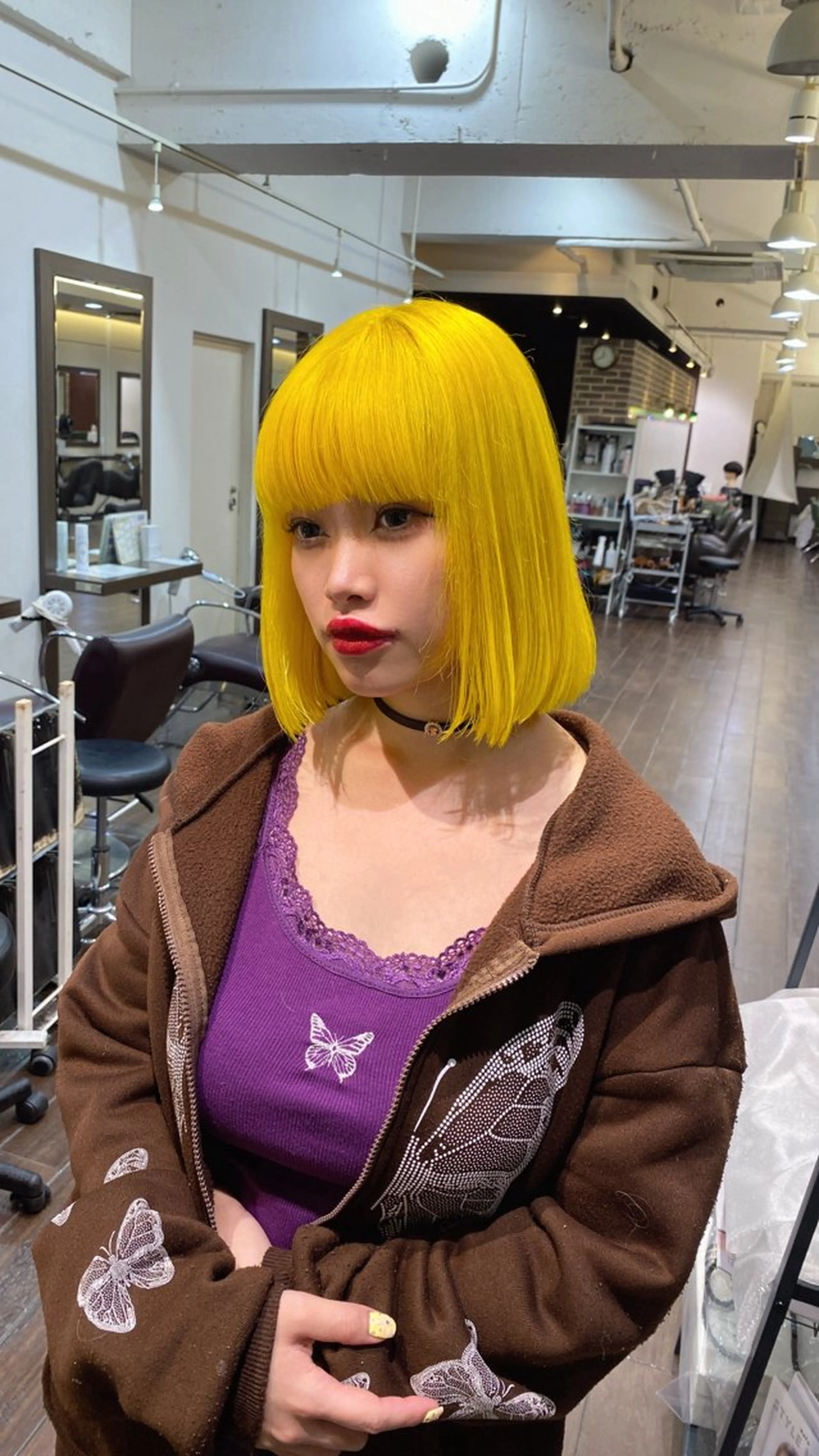 ミディアム カラー ヘアカラー トリートメント designcolo r/似合わせNOKAのヘアスタイル