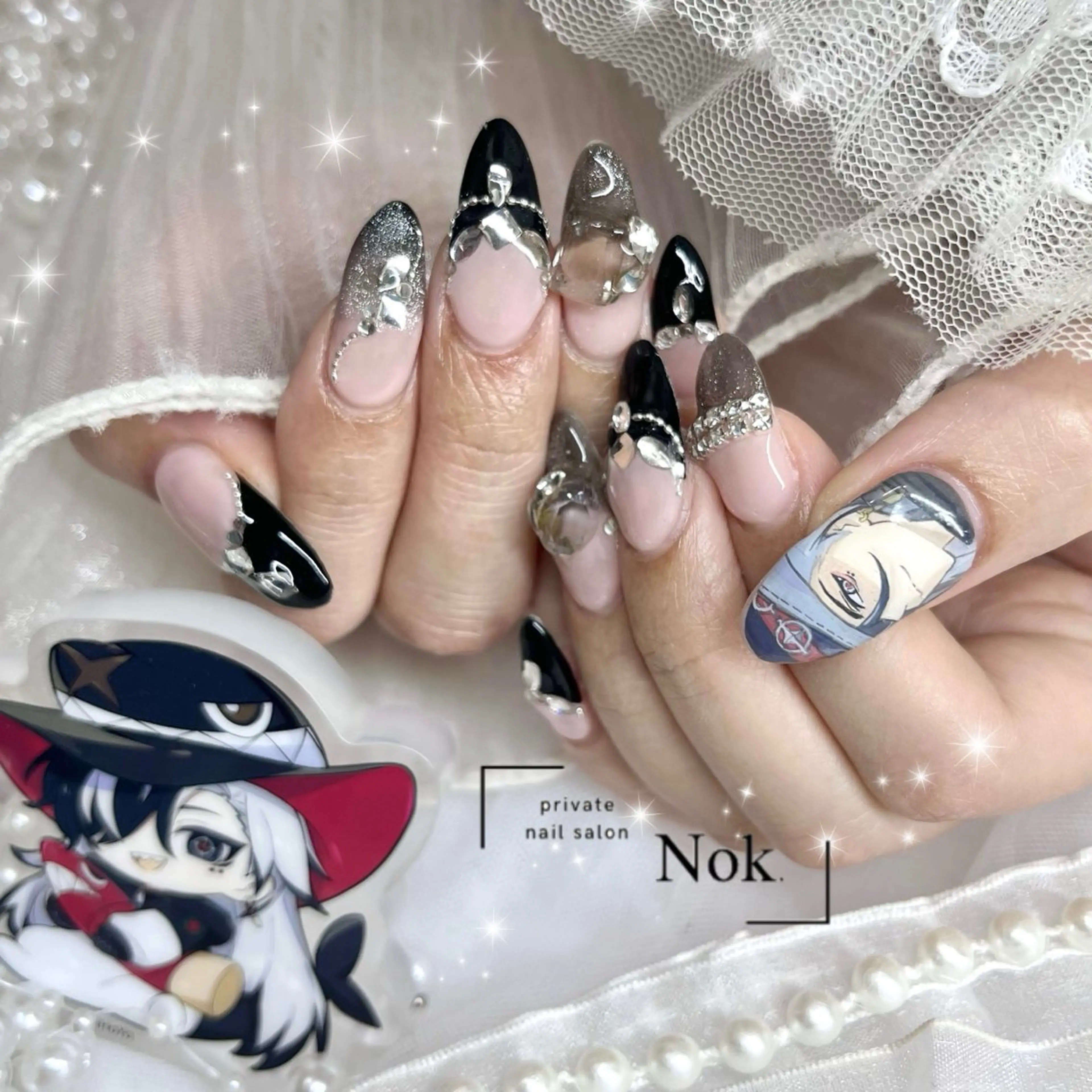 ネイル ハンドネイル 池袋痛ネイル Nok. 渡辺のネイルデザイン