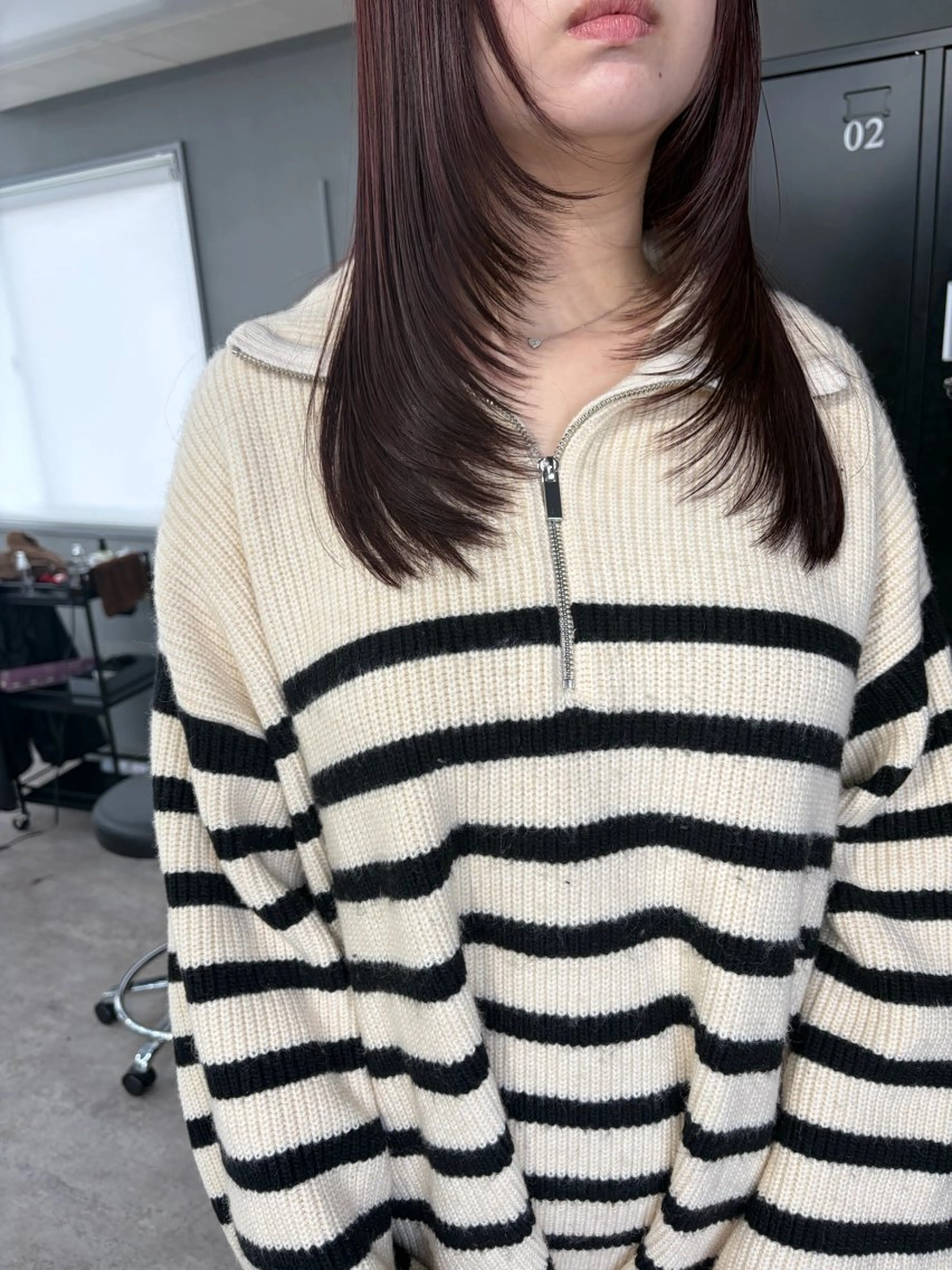 ロング ハイレイヤー レイヤーカット カット ヘアカラー トリートメント S. Hitomiのヘアスタイル