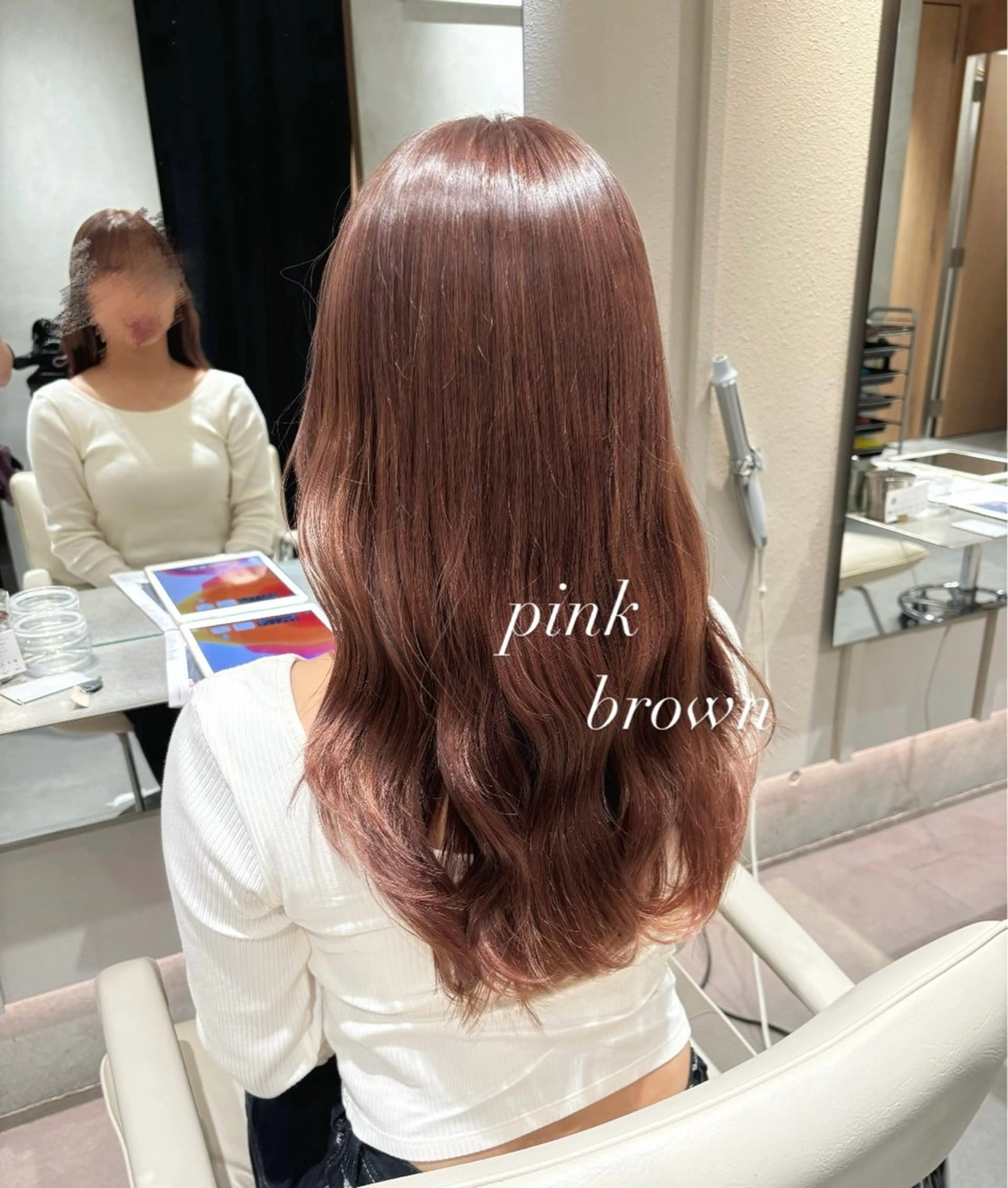 【❤️‍🔥発色良くしたい方❤️‍🔥】1ブリーチ🌈➕艶カラー(TR配合)➕トリートメントの写真