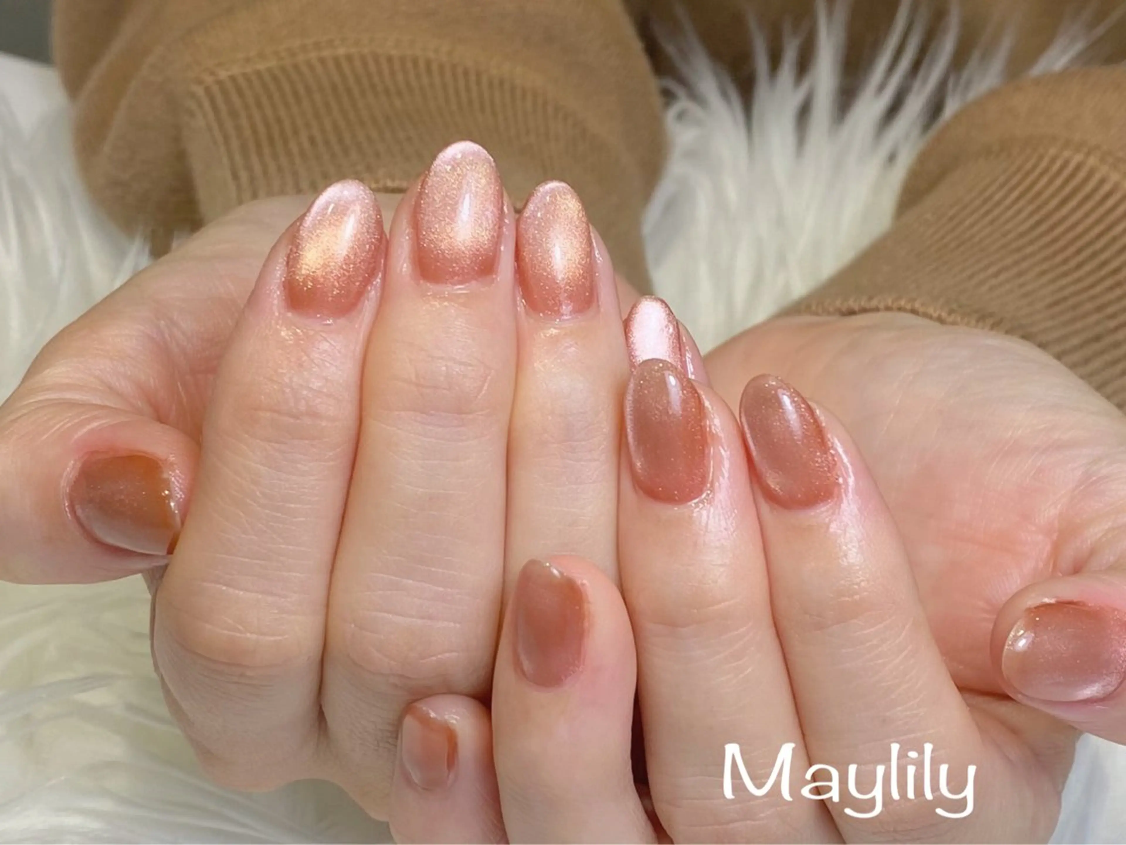 ネイル マグネットネイル ハンドネイル Nail salon Maylilyのネイルデザイン