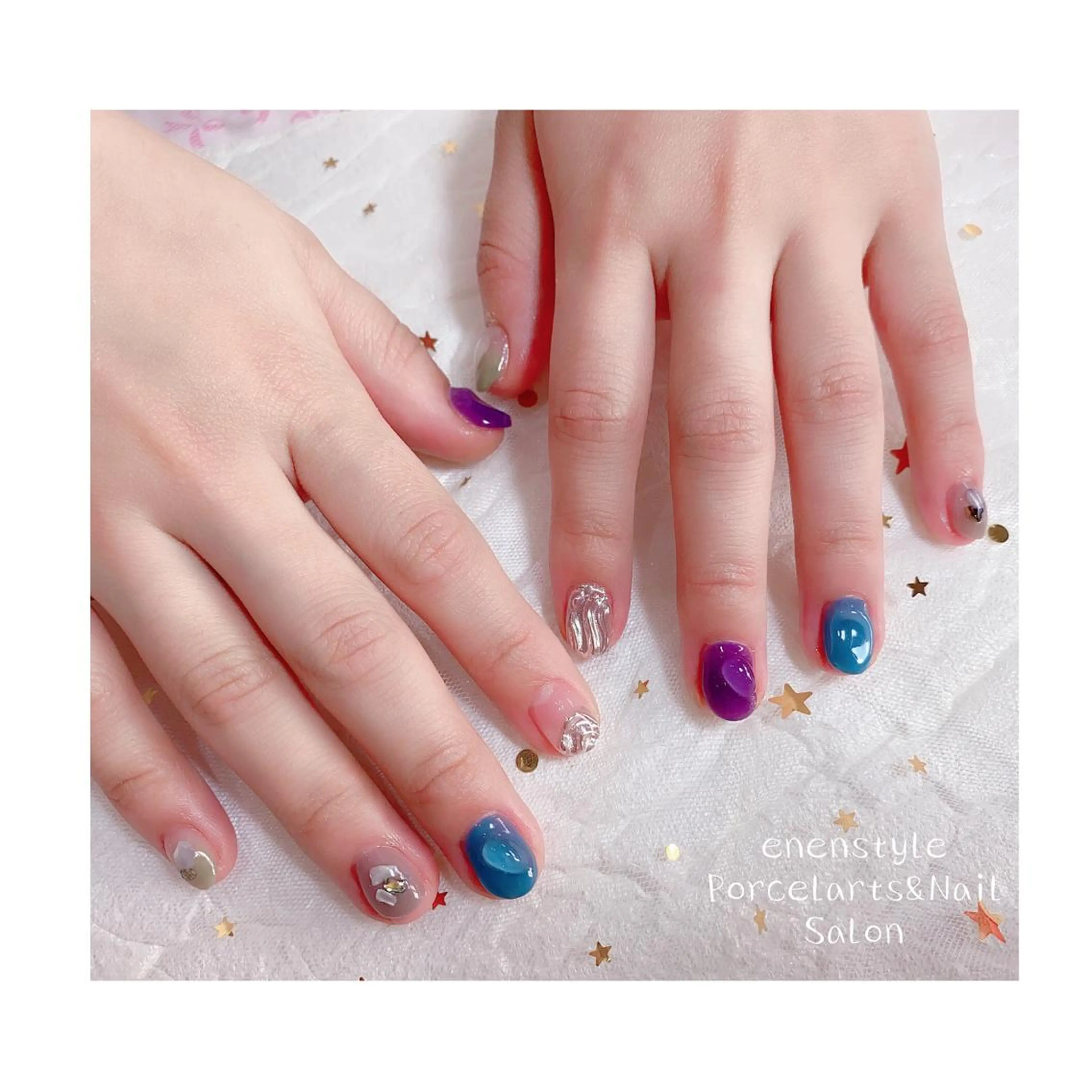 ショート ネイル ジェルネイル ニュアンスネイル オフィスネイル ワンカラーネイル パラジェル ハンドネイル 👑enen style👑のネイルデザイン