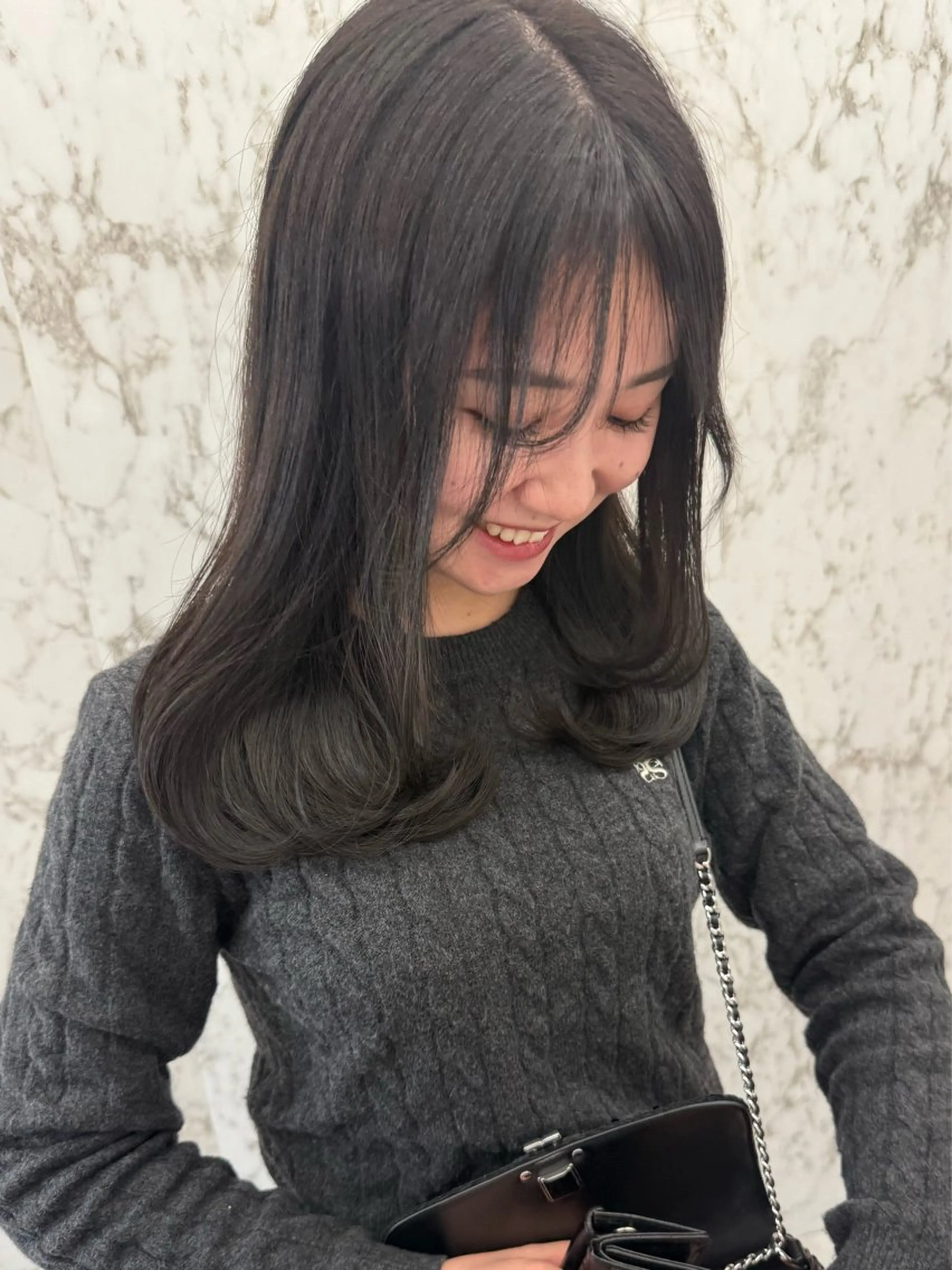 セミロング レイヤーカット stark🌱片倉 みうのヘアスタイル