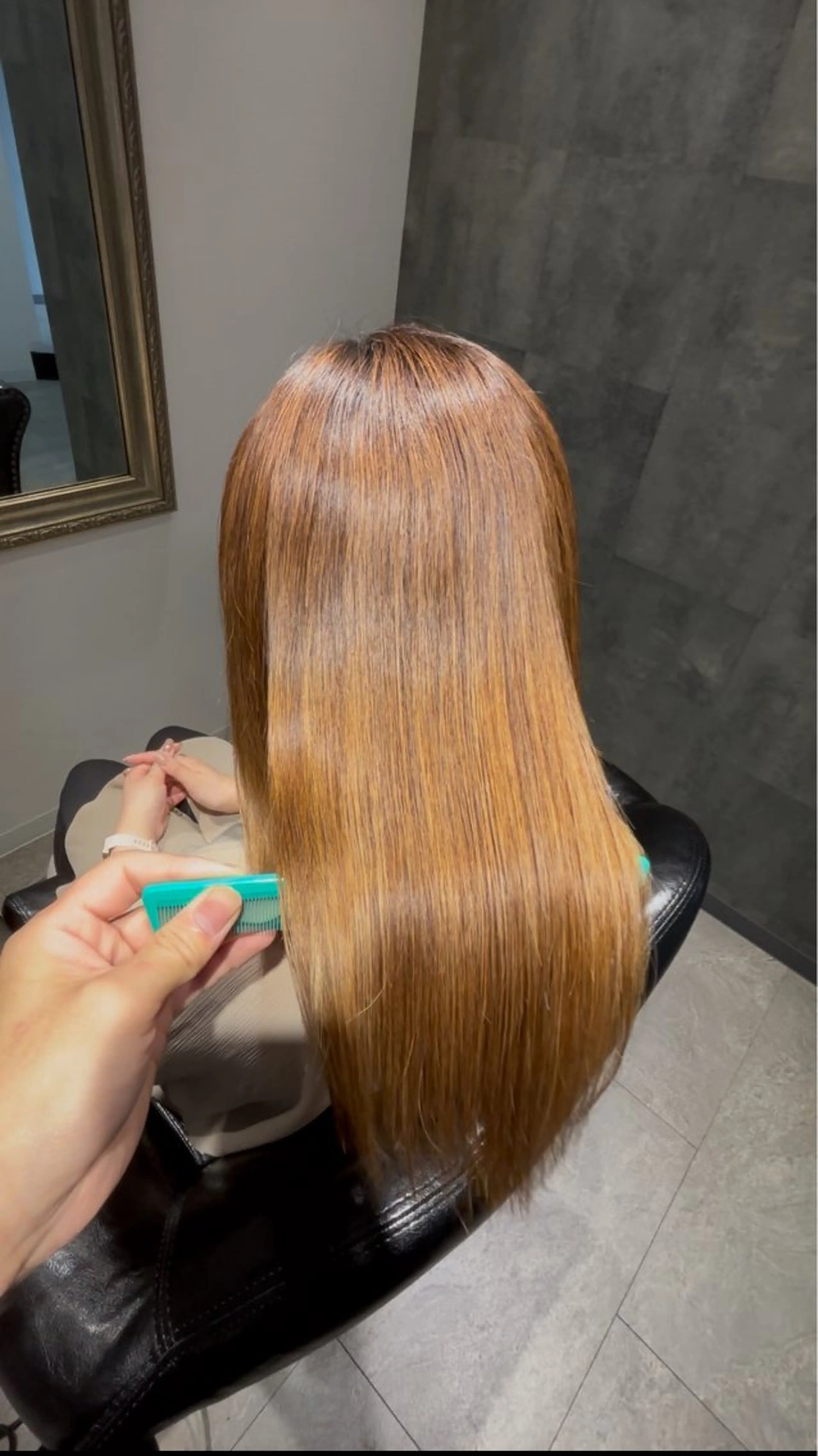 ロング 縮毛矯正 トリートメント 髪質改善✨ /冨永隆誠のヘアスタイル