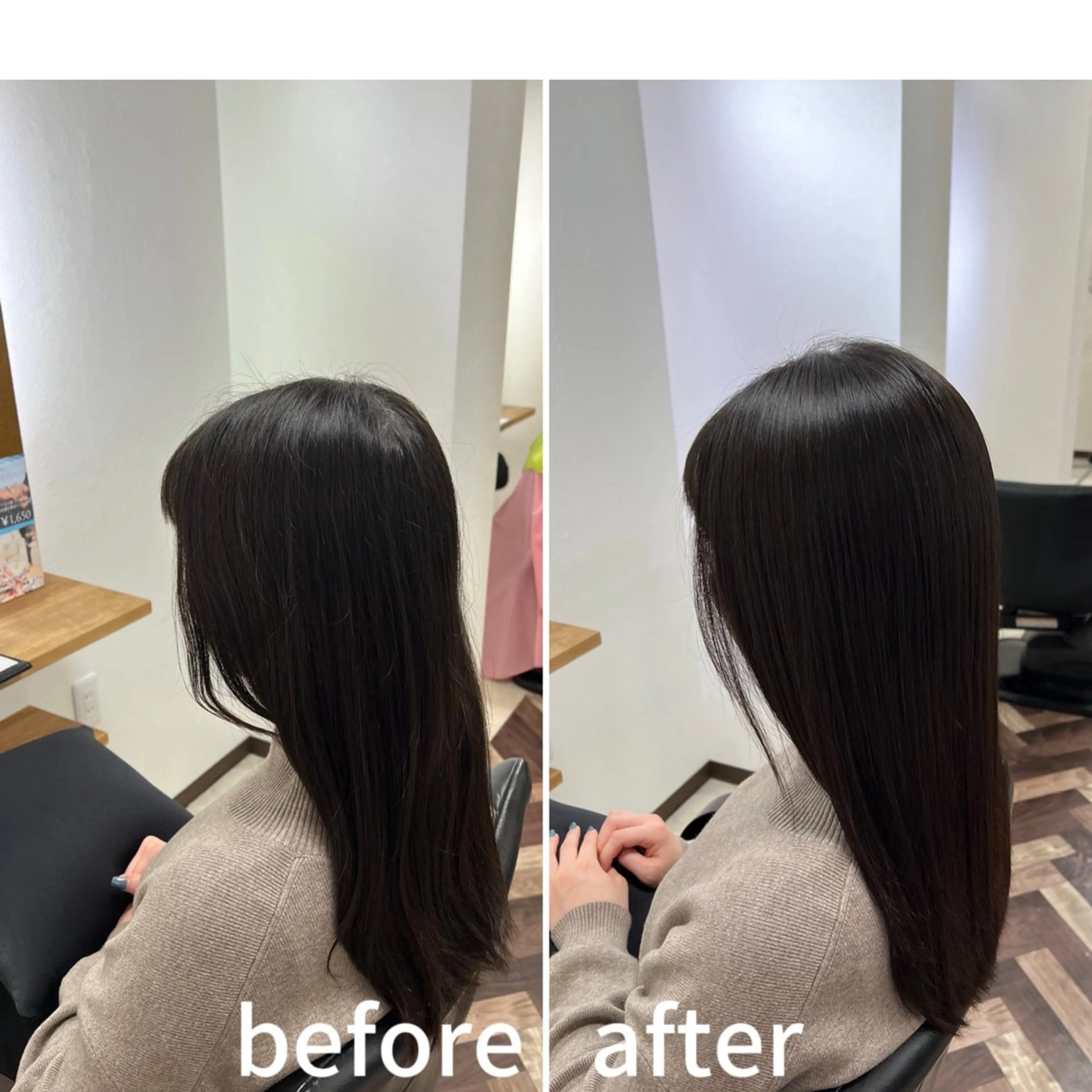 ロング 髪質改善/マツパ 垢抜け透明カラー衣笠のヘアスタイル