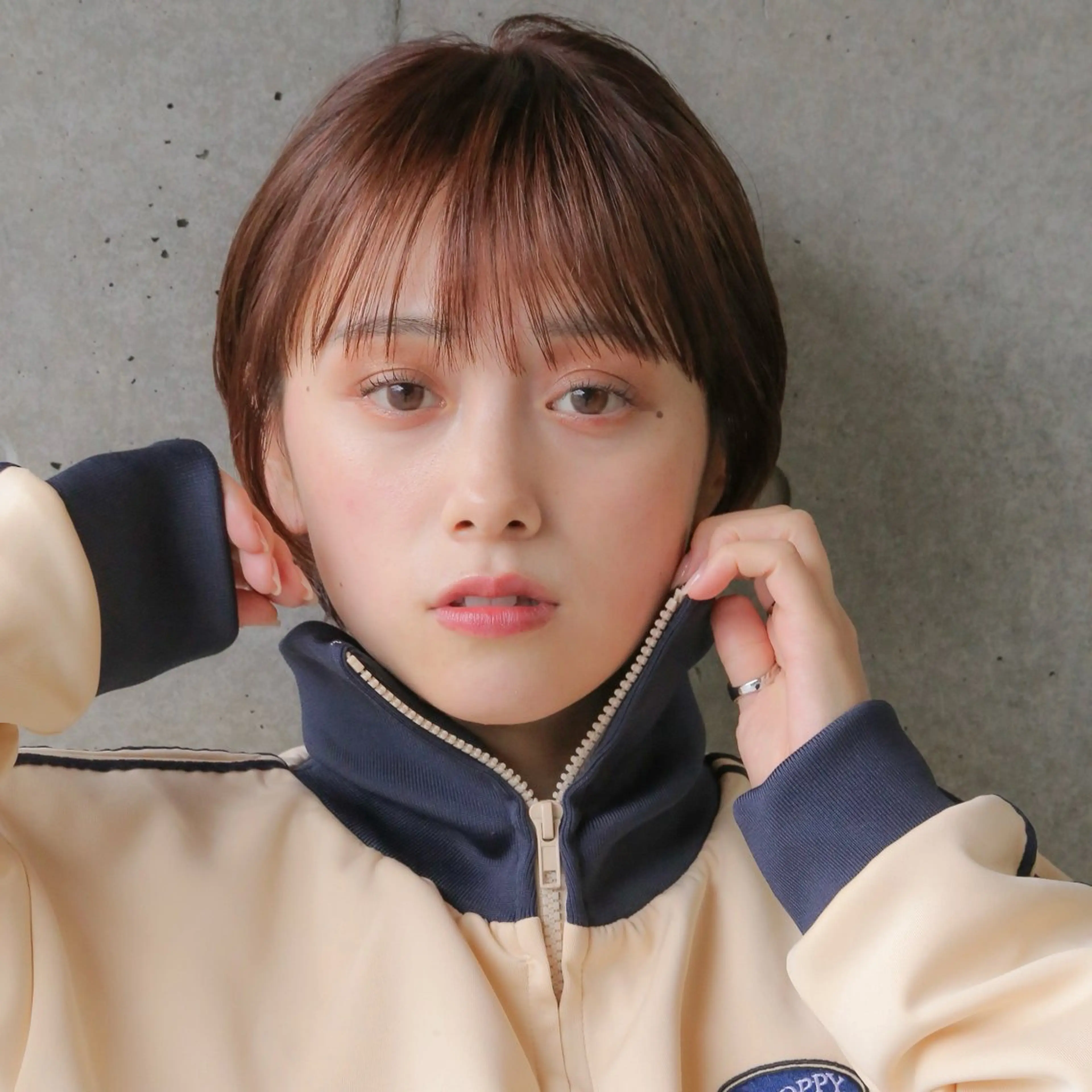 ショート カラー オレンジ ピンクカラー ショートヘア カット ヘアカラー ショートオタク ❣️Genkiのヘアスタイル