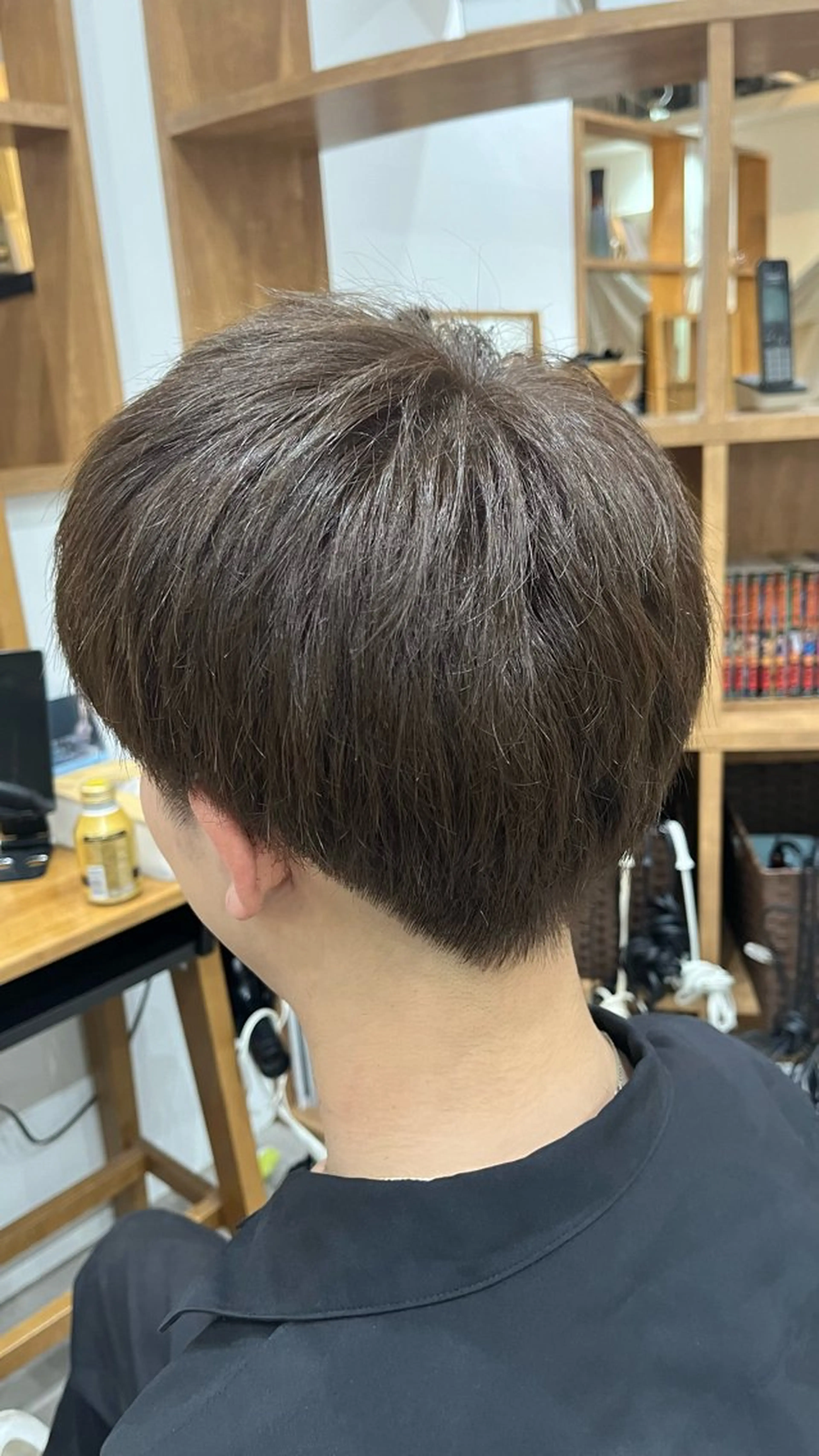 メンズ ヘアカラー トリートメント ヘッドスパ 栗原 きえ ／ダメージレスのヘアスタイル