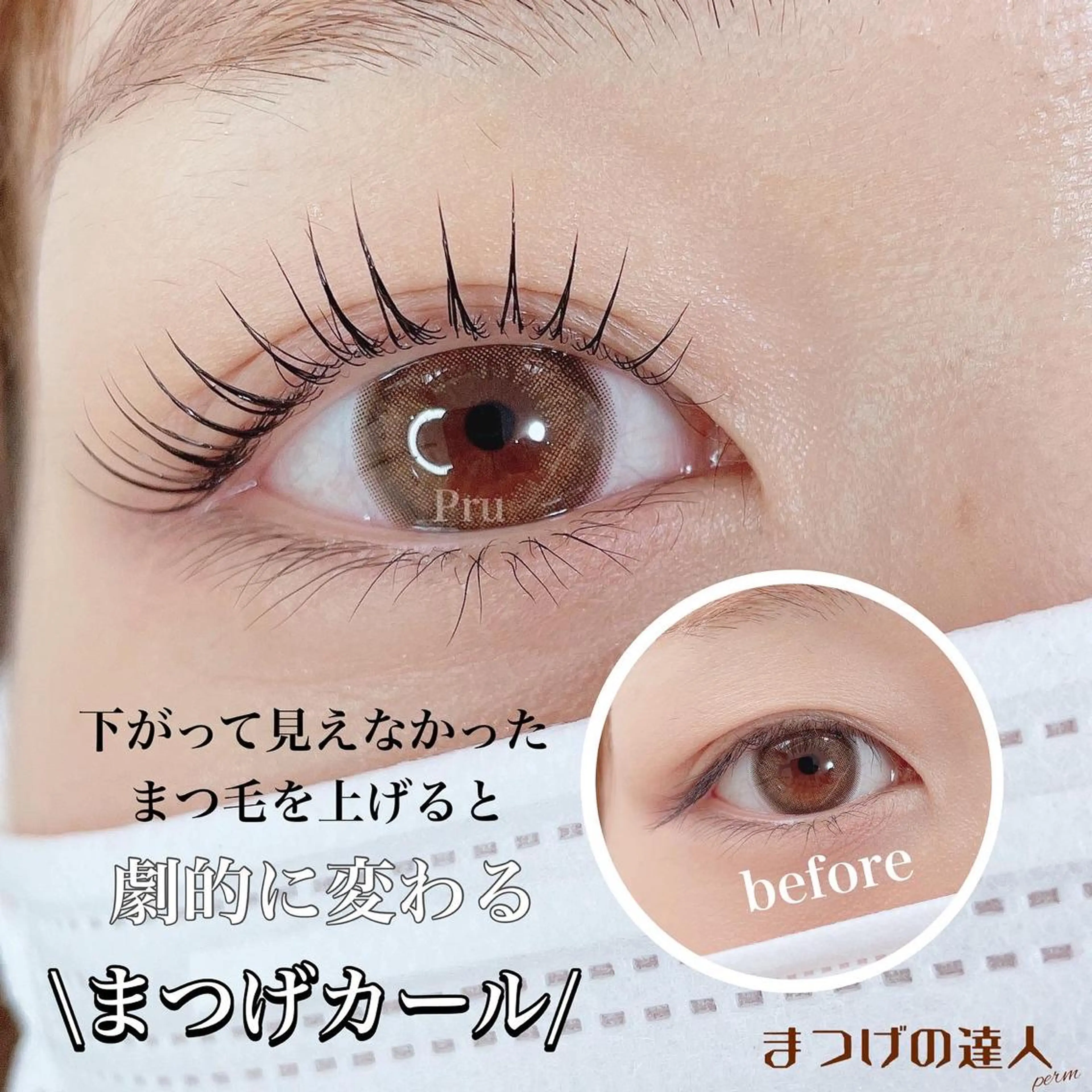マツエク・マツパ まつげパーマ マツパ プル eyelashのマツエク・マツパデザイン