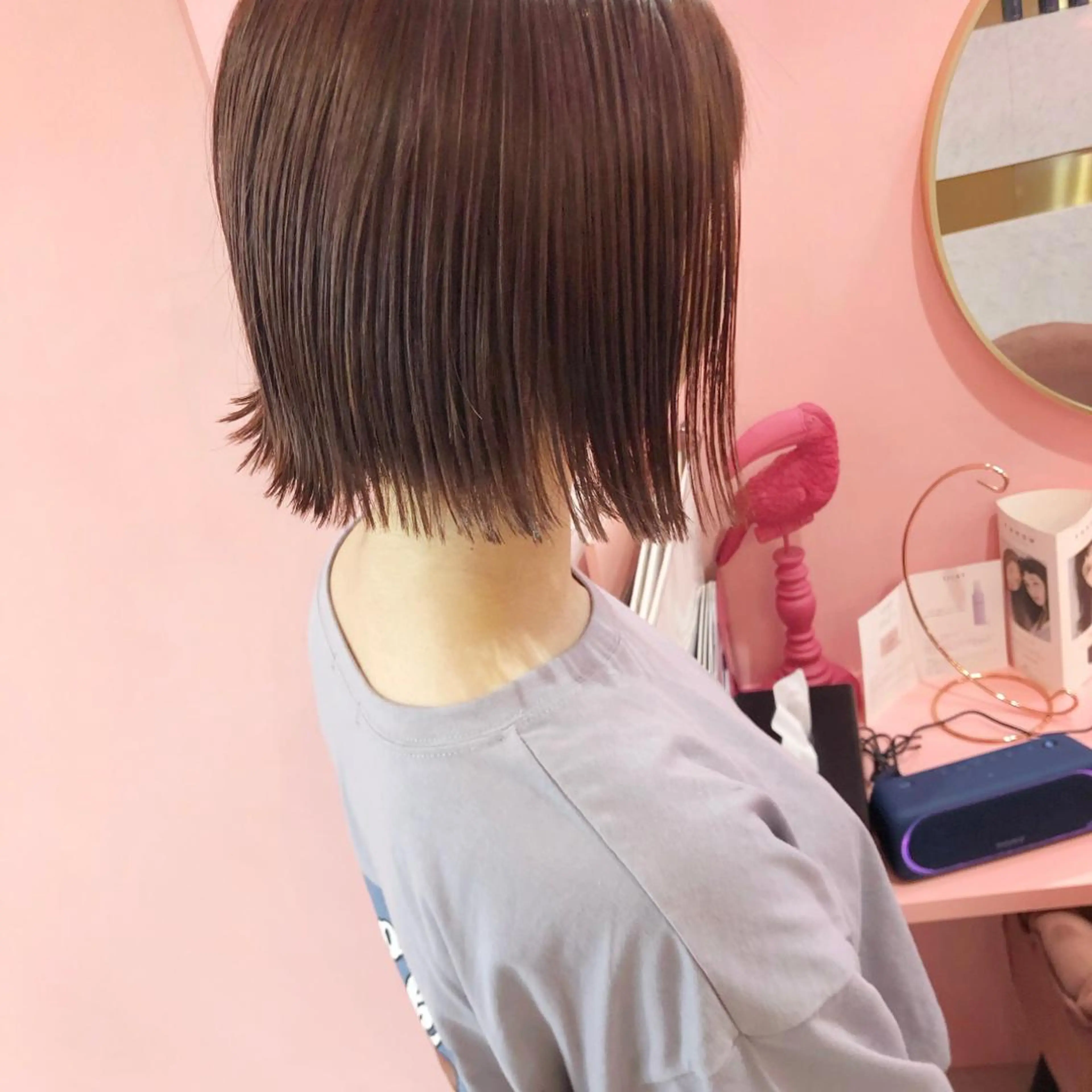 ショート カラー プル艶職人/ にしものヘアスタイル