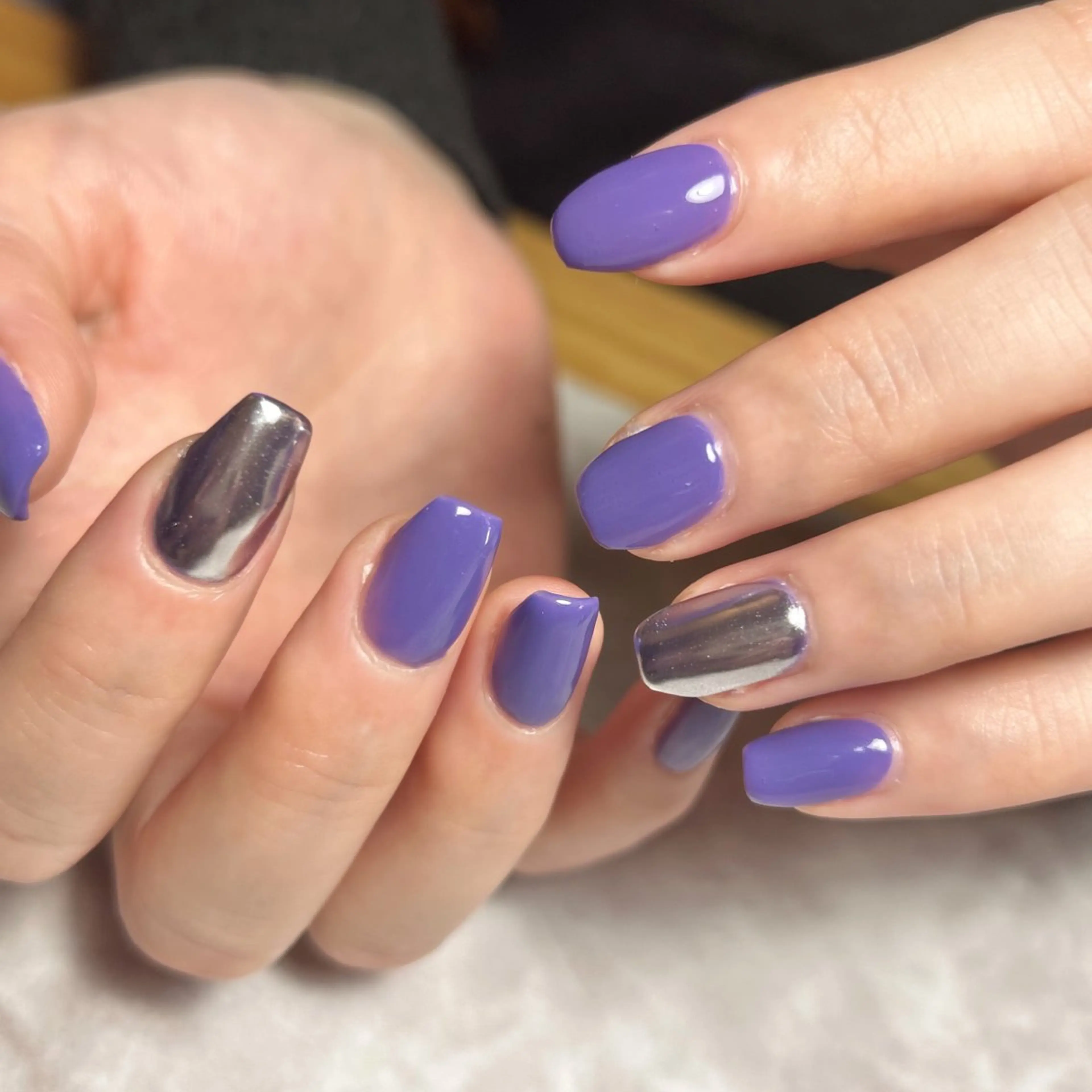 ネイル ミラーネイル nail salon amyのネイルデザイン