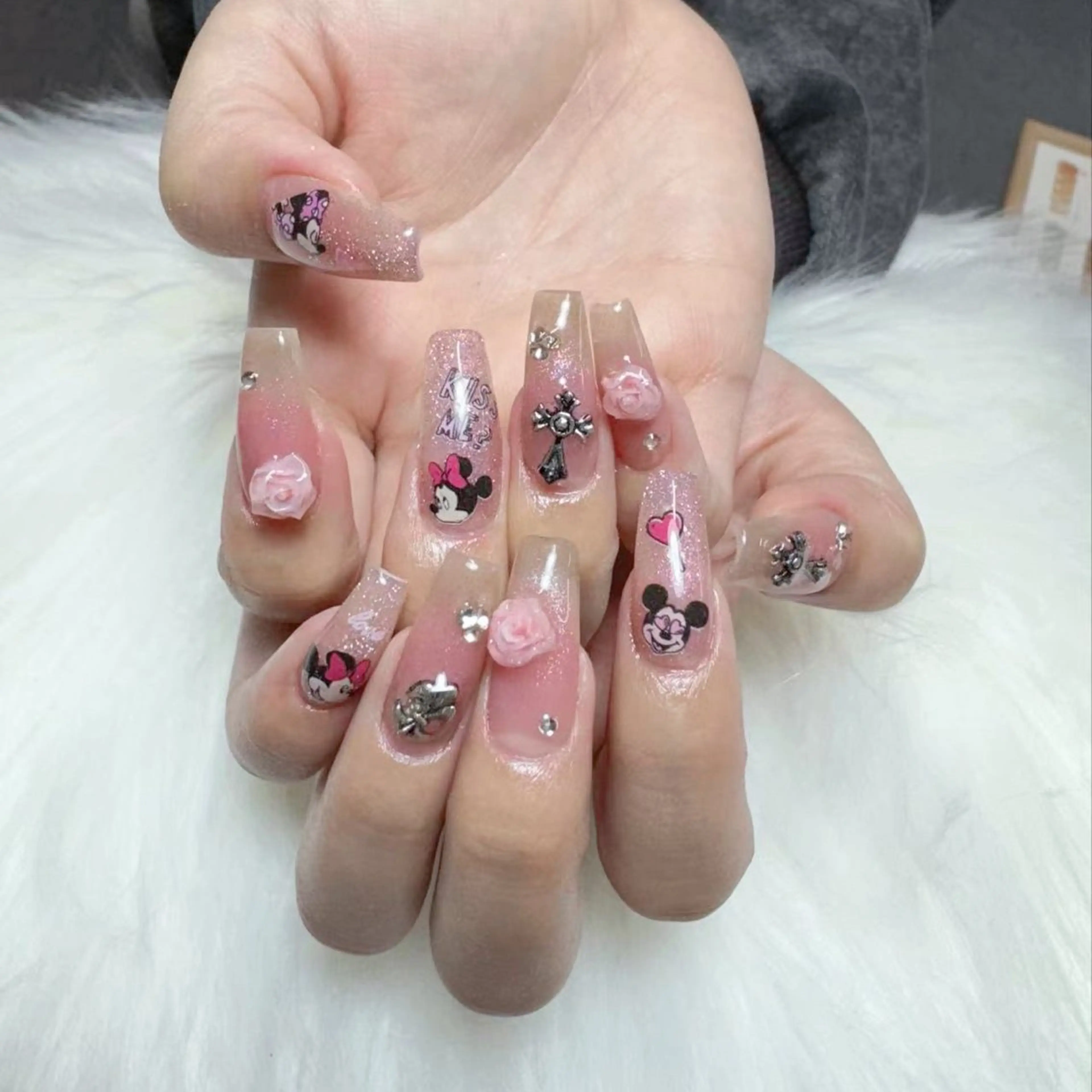 ネイル ハンドネイル 🎀nana🫧 ワンホンネイル🎀のネイルデザイン