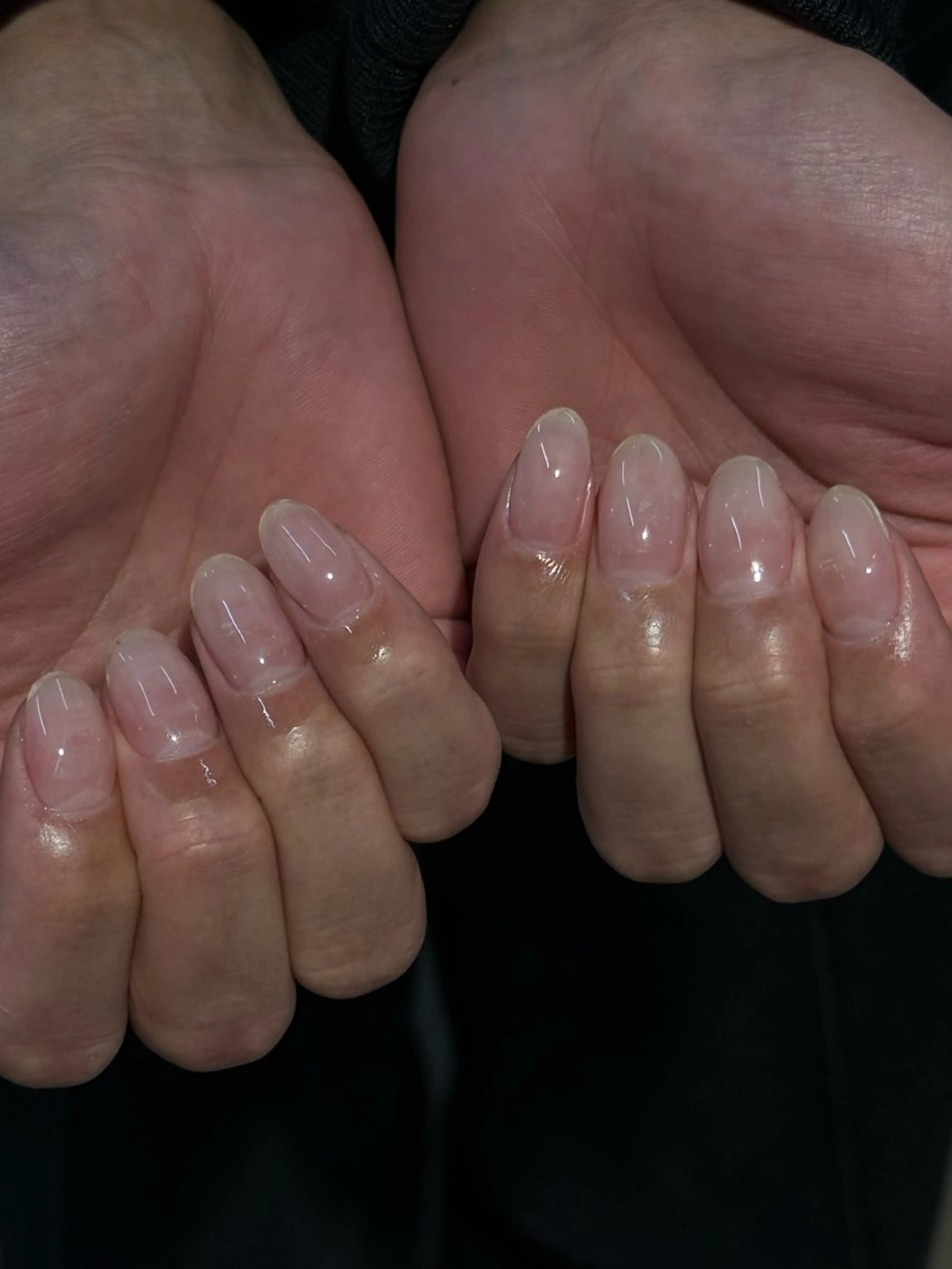 ネイル クリアネイル メンズネイル ハンドネイル Agate miku🎀‧₊のネイルデザイン