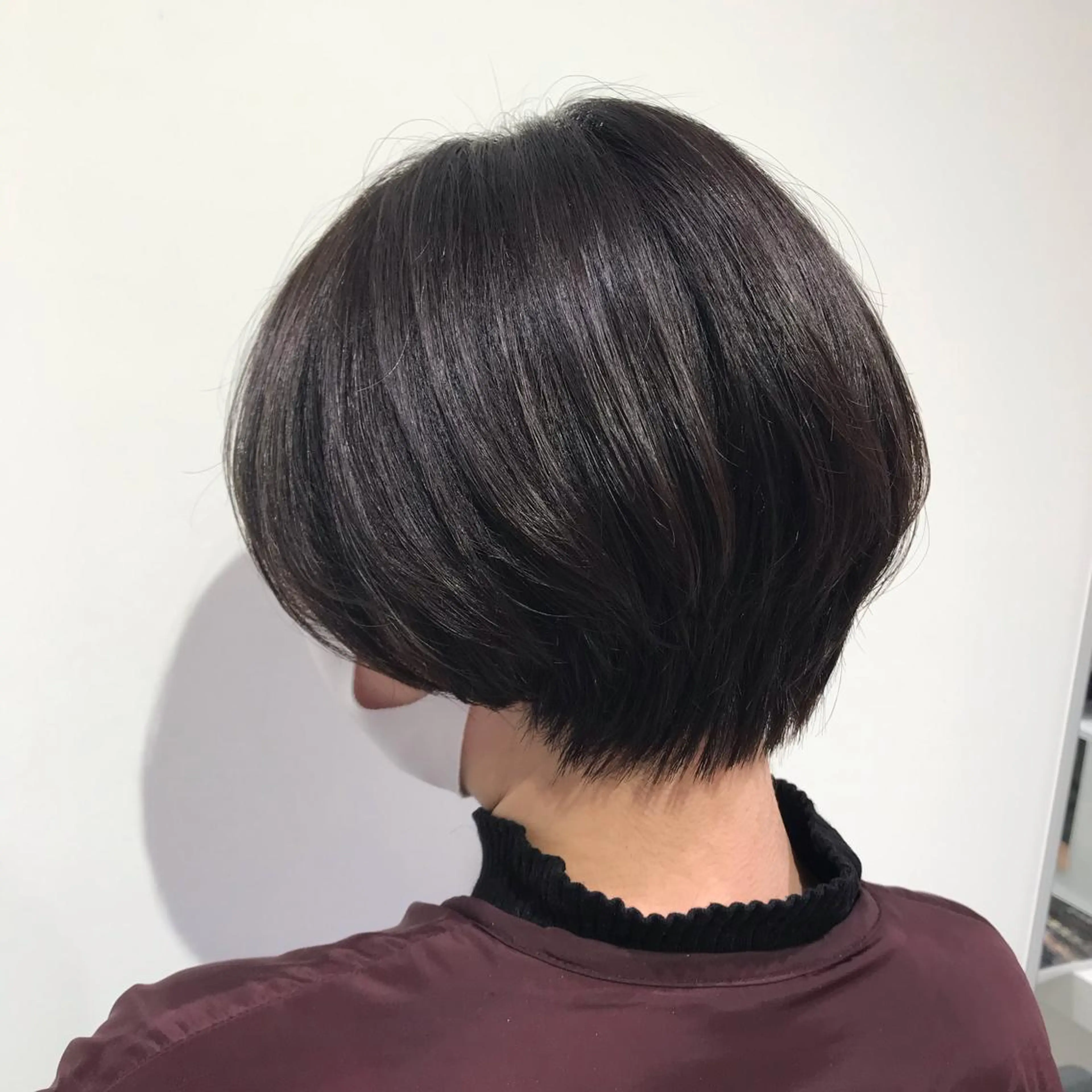 ショート カラー ブリーチ グレージュ ブリーチなしカラー カット ヘアカラー 【暖色カラー特化】 中山由梨のヘアスタイル