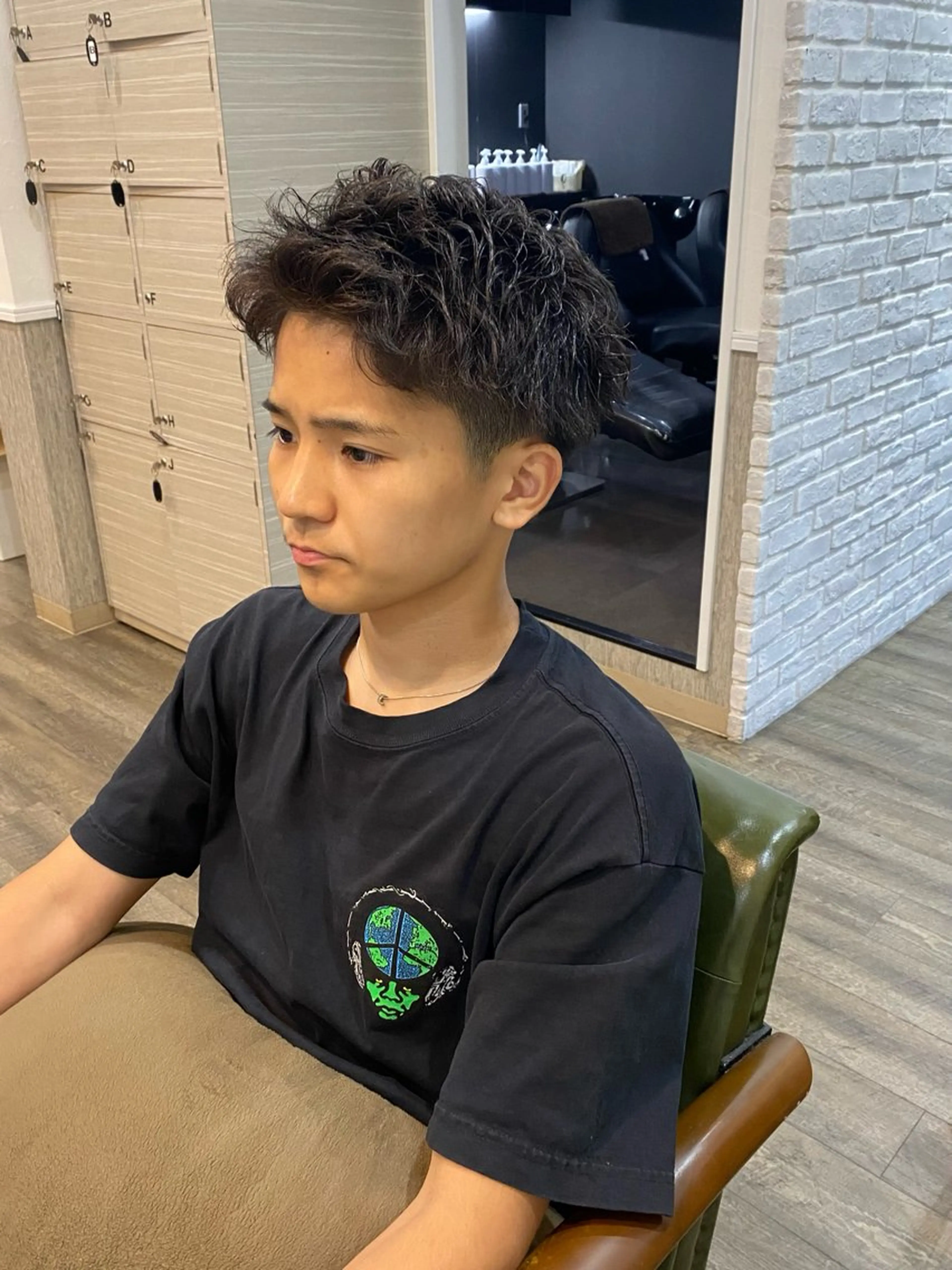 メンズ カット パーマ Lucca Lance所属・岩間 渉のヘアスタイル