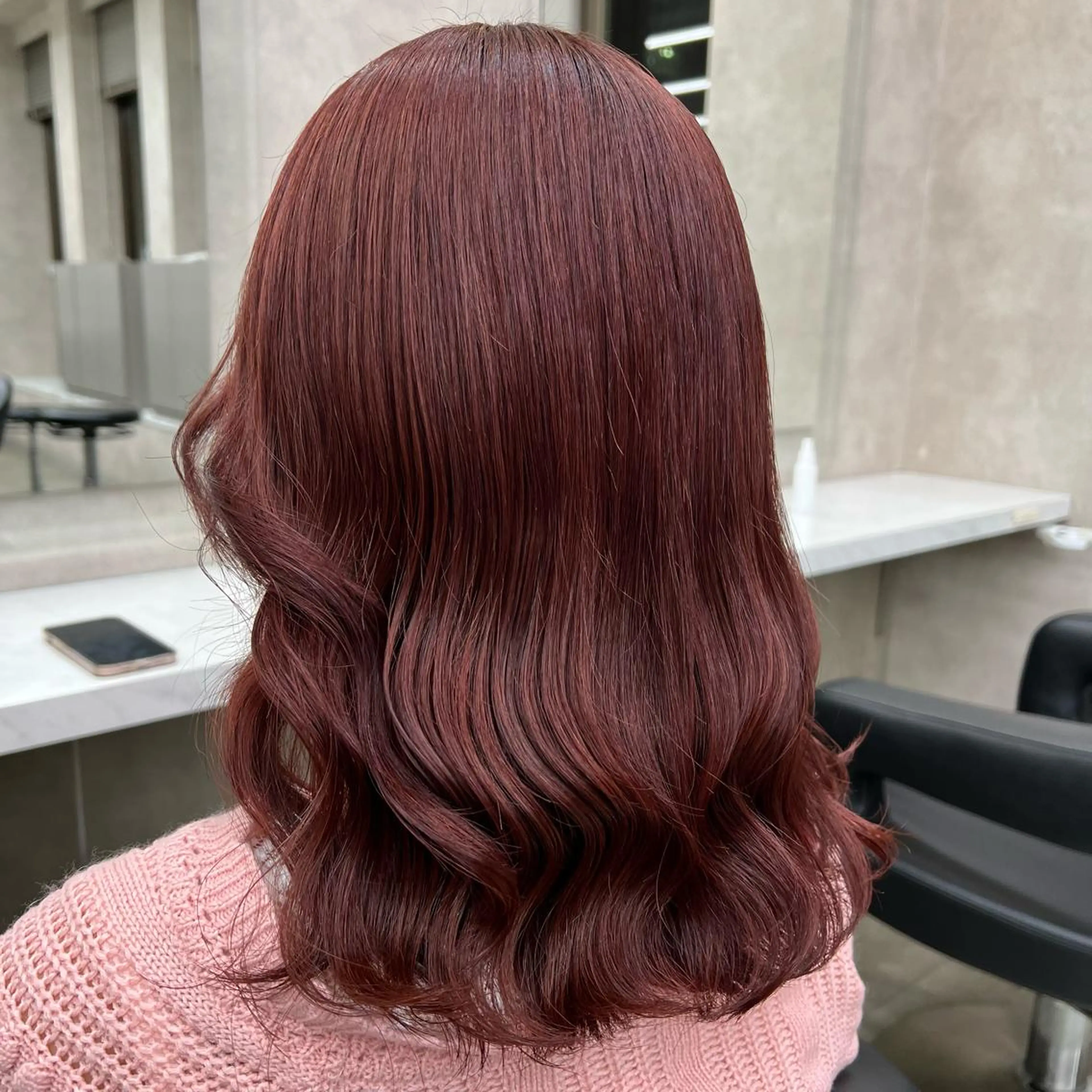 セミロング 💖札幌カラー 指名No.1💖玲奈のヘアスタイル