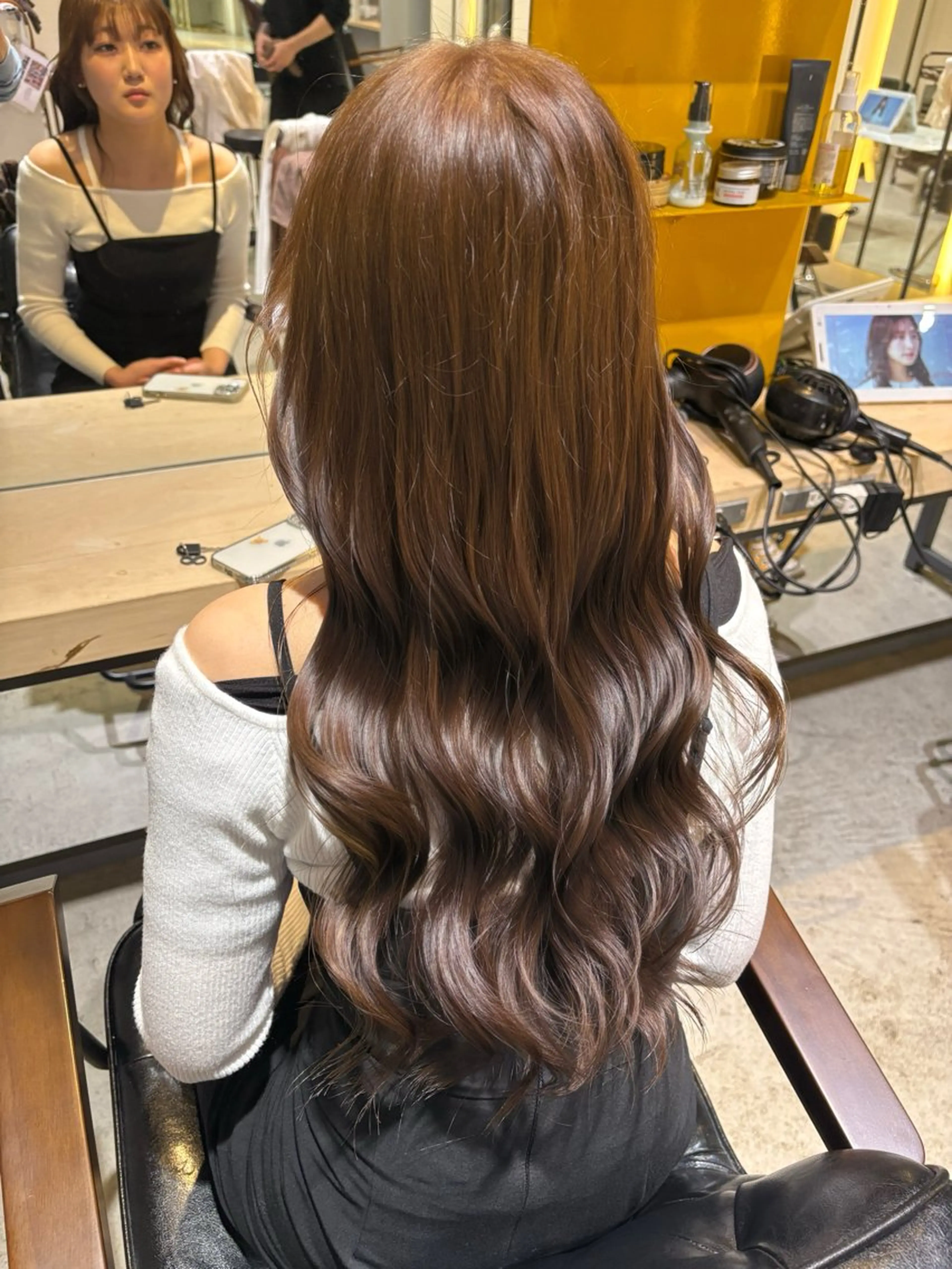ロング カラー ヘアカラー ひなの/透明感 カラー/レイヤーのヘアスタイル