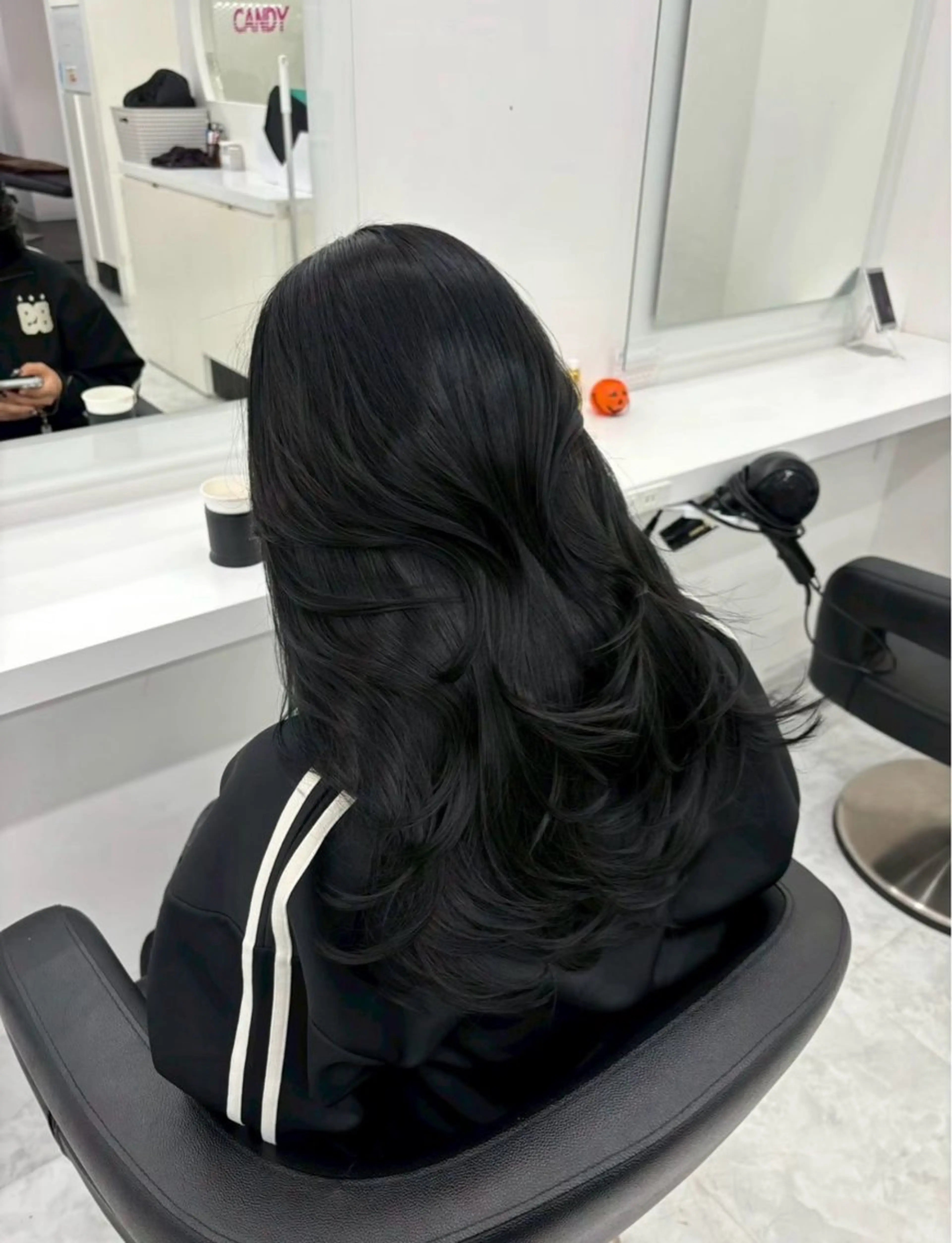 ロング カラー ヘアカラー トリートメント mao⭐️ 透明感カラー‎⭐️のヘアスタイル