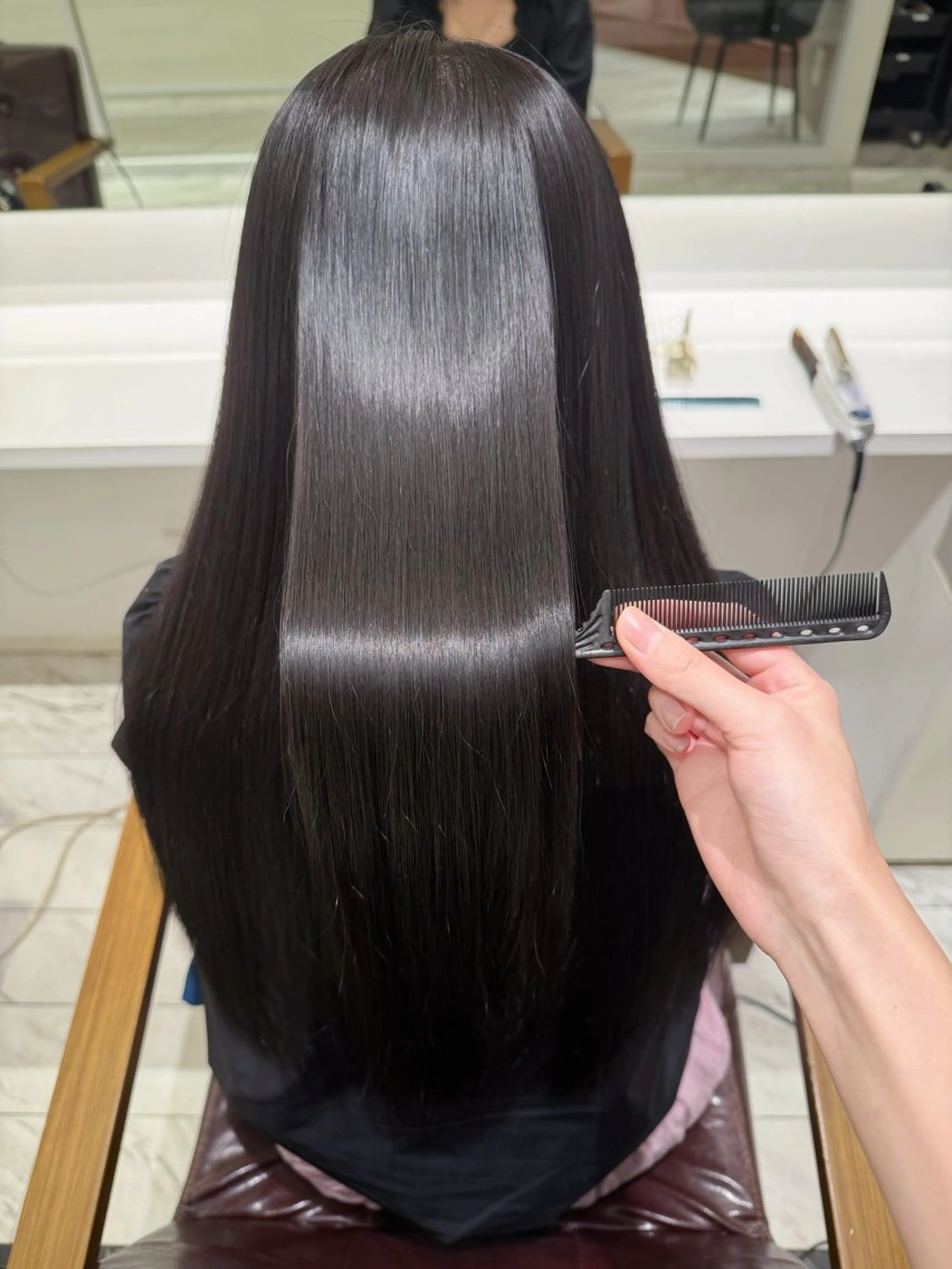 ロング パーマ こやま さなのヘアスタイル