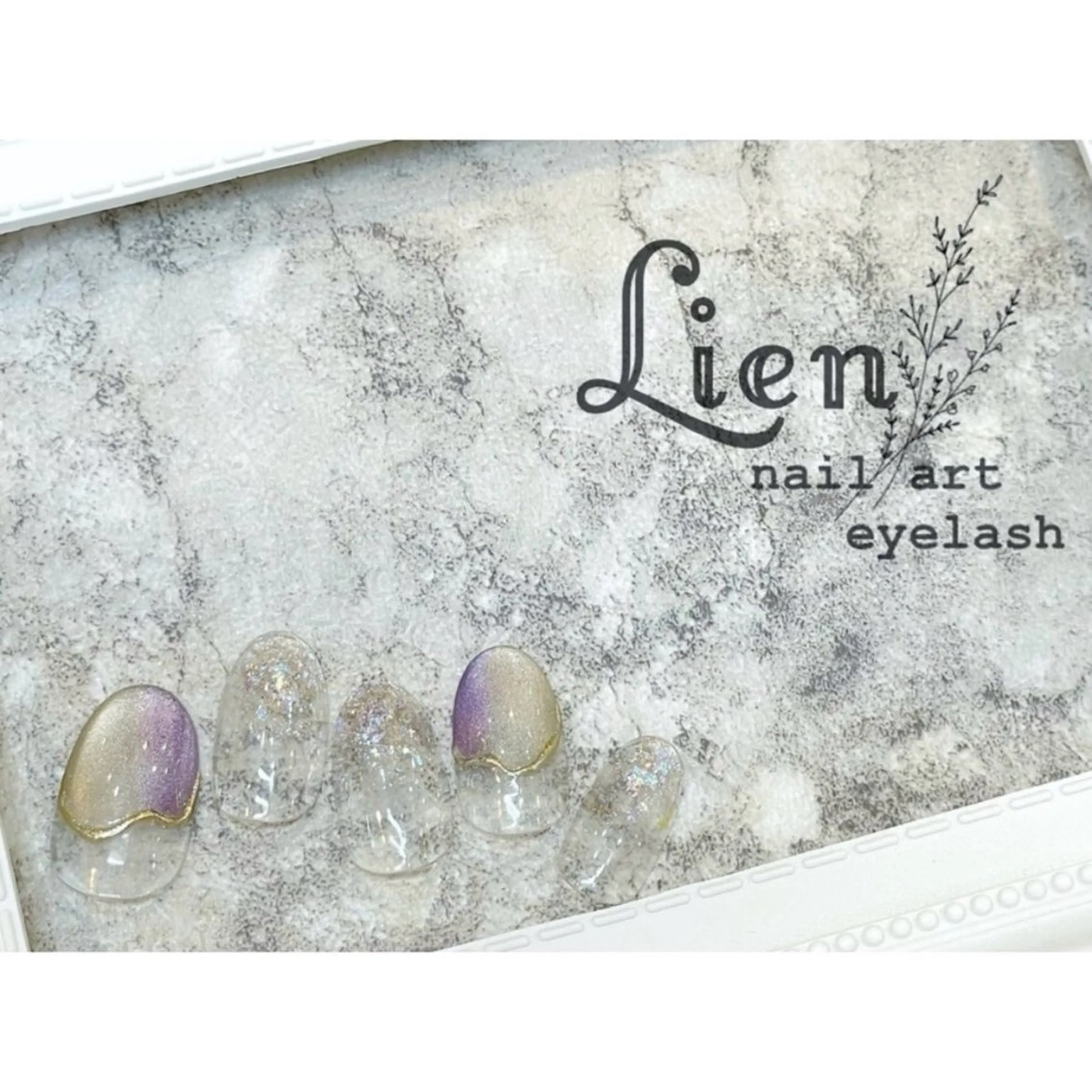 ネイル クリアネイル ニュアンスネイル Lien 川崎店のネイルデザイン
